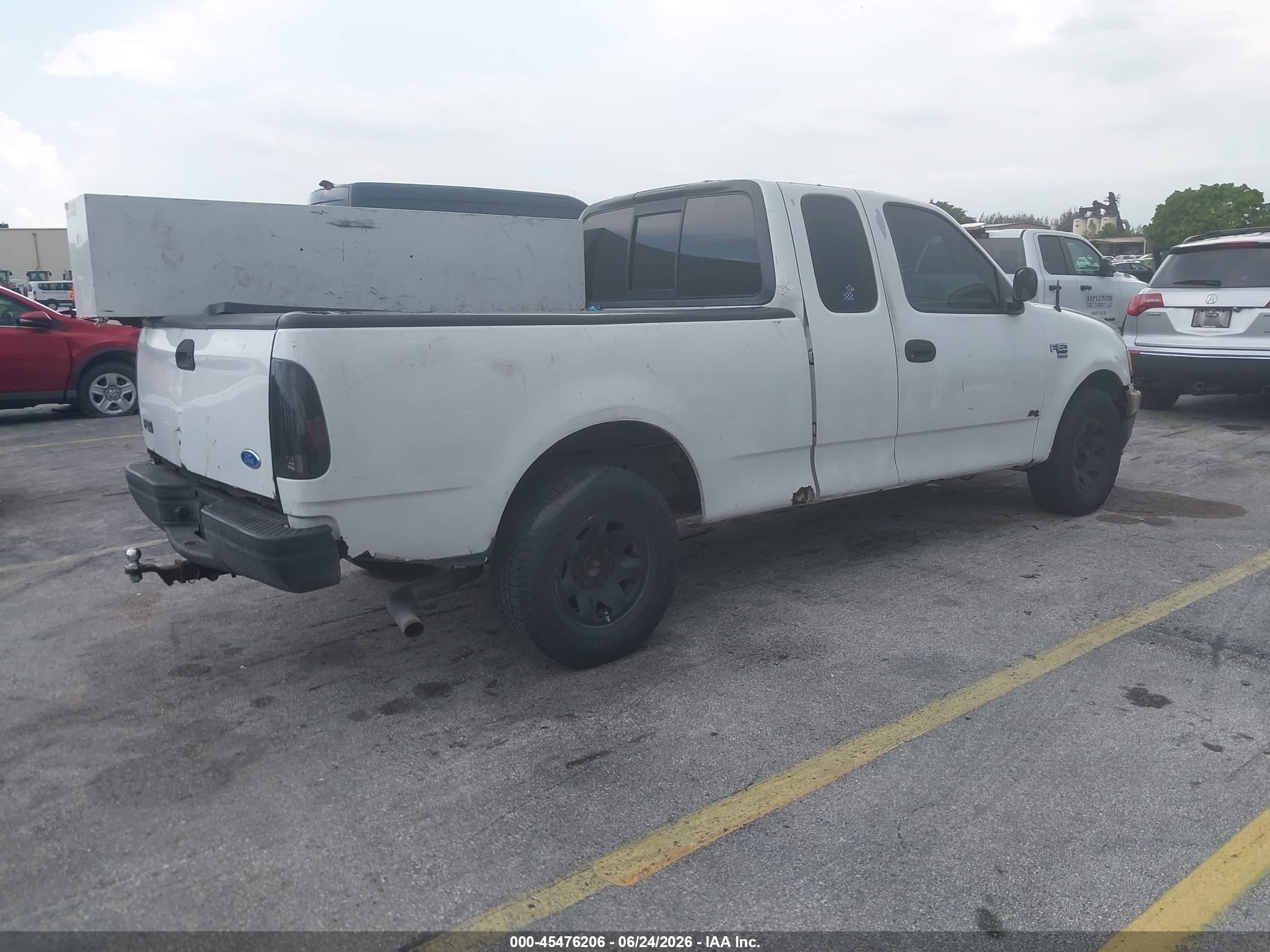 2000 Ford F-150 Lariat/work Series/xl/xlt White vin: 1FTPX17L8YNB19722