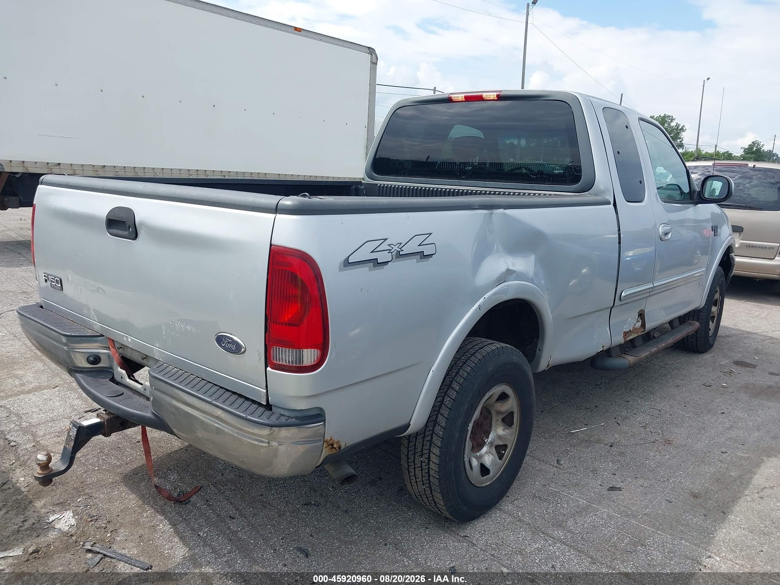 2001 Ford F-150 Lariat/xl/xlt Gray vin: 1FTPX18L11NA68567