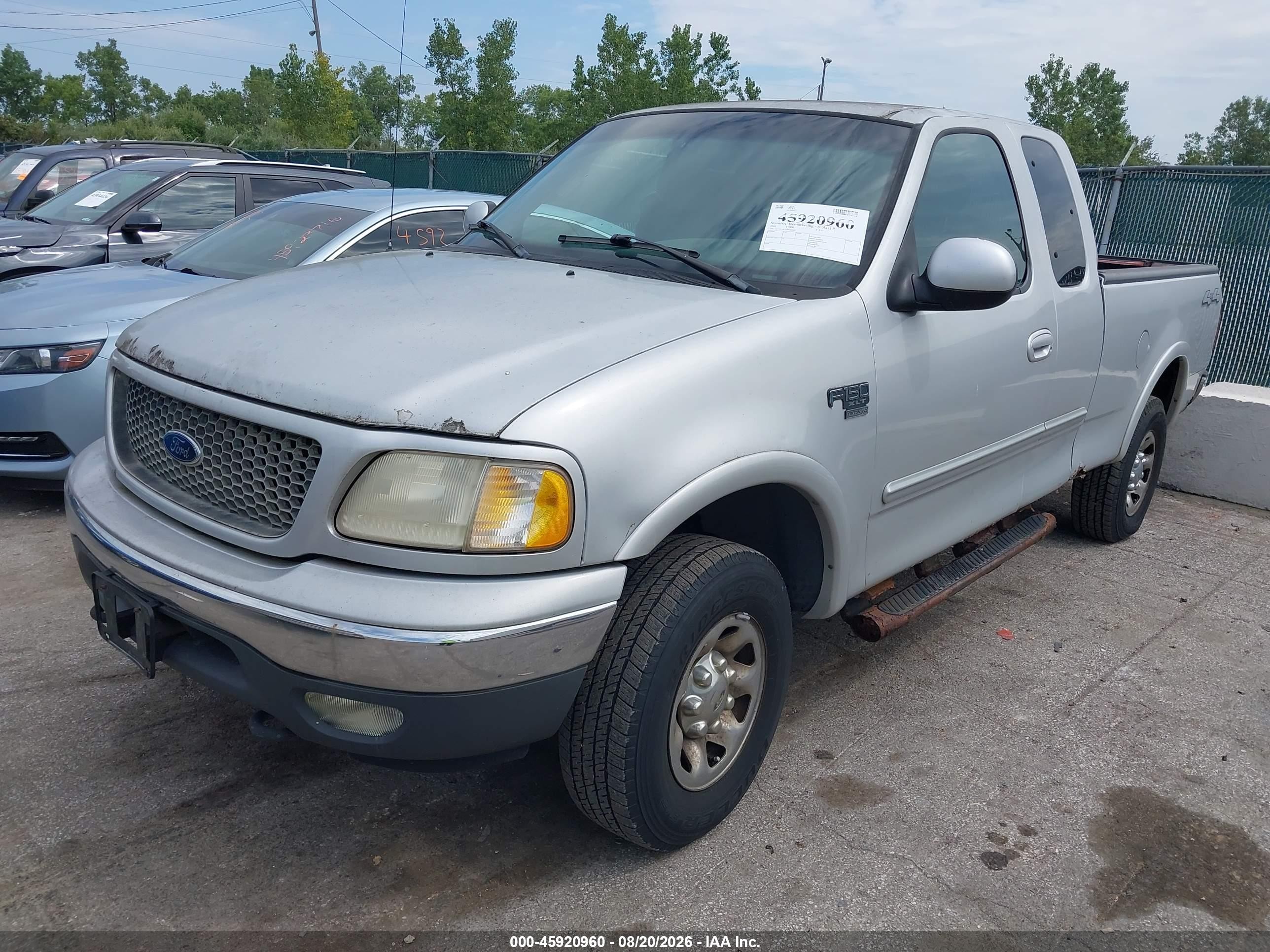 2001 Ford F-150 Lariat/xl/xlt Gray vin: 1FTPX18L11NA68567