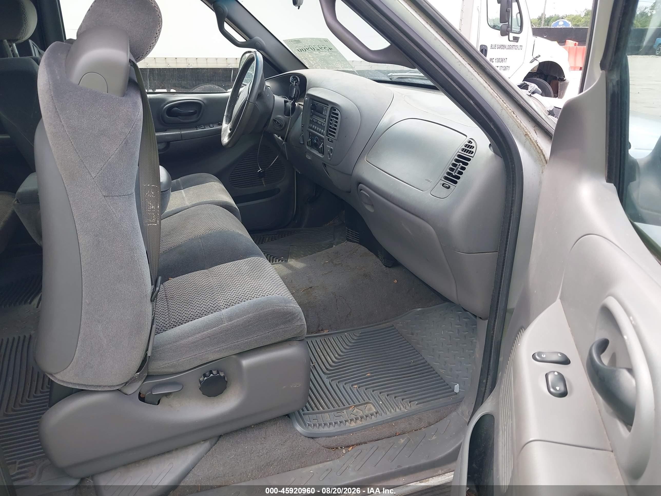 2001 Ford F-150 Lariat/xl/xlt Gray vin: 1FTPX18L11NA68567