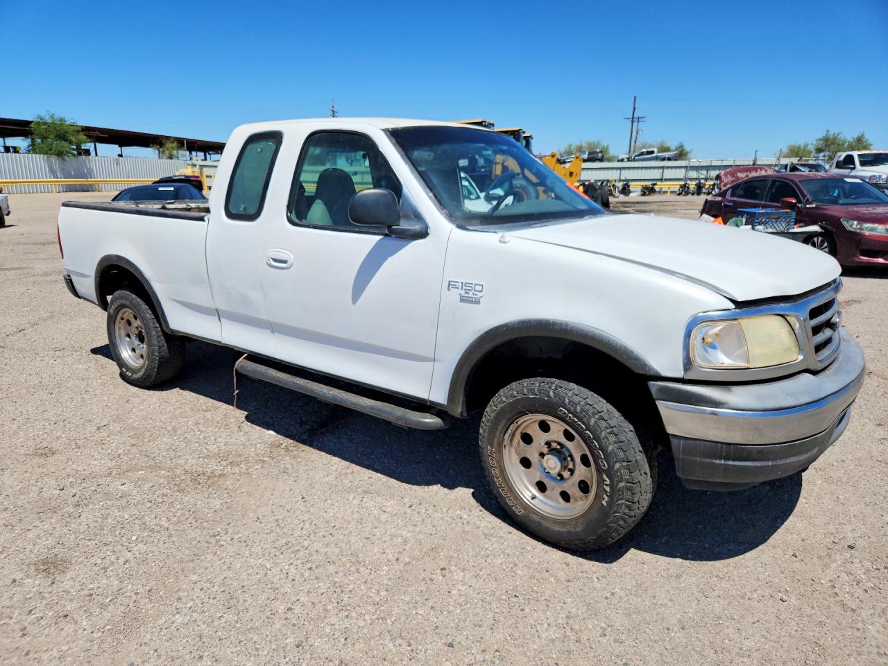 2001 Ford F150 White vin: 1FTPX18L21NA73227