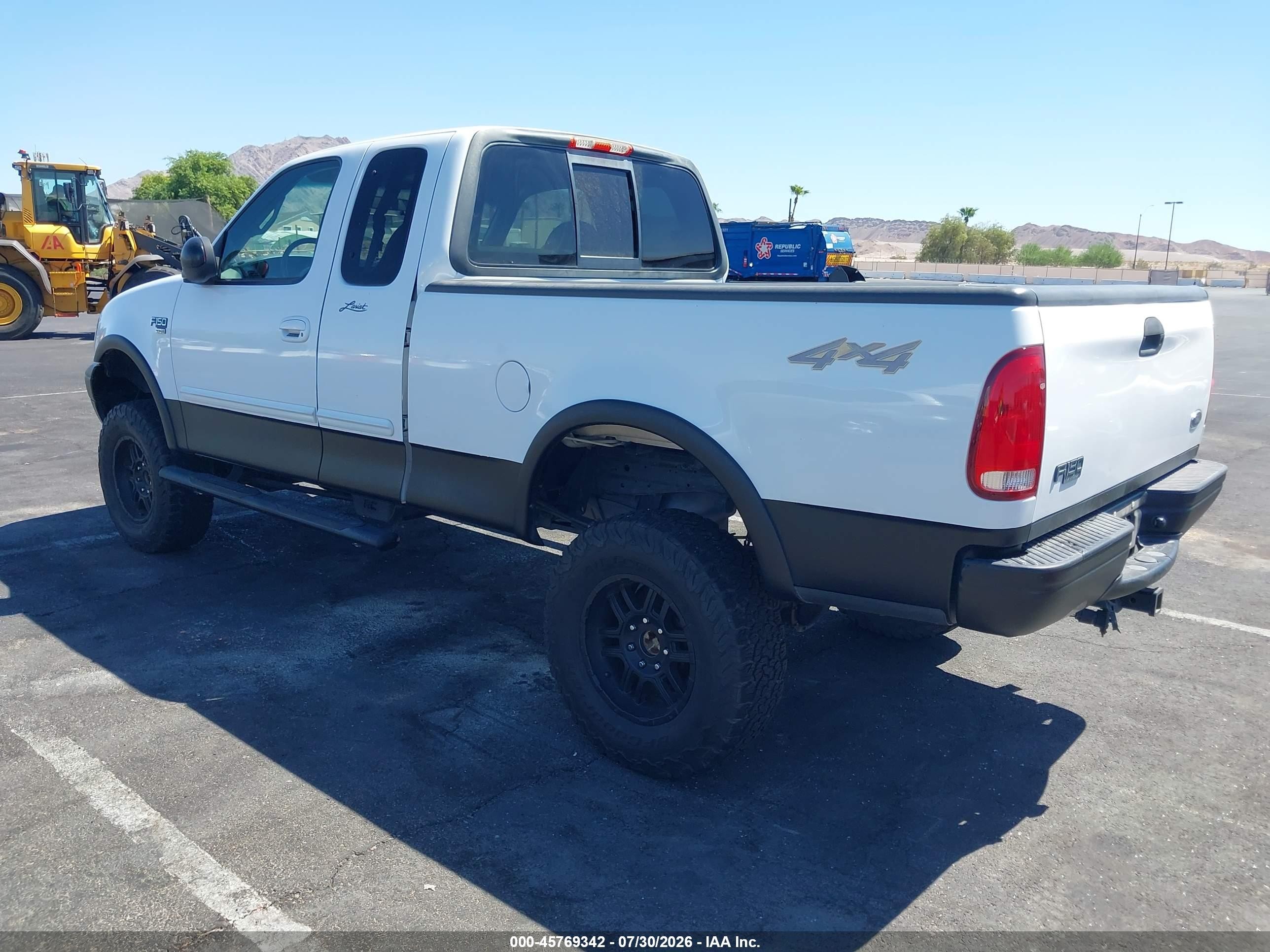 2000 Ford F-150 Lariat/work Series/xl/xlt Белый vin: 1FTPX18L6YKA06531