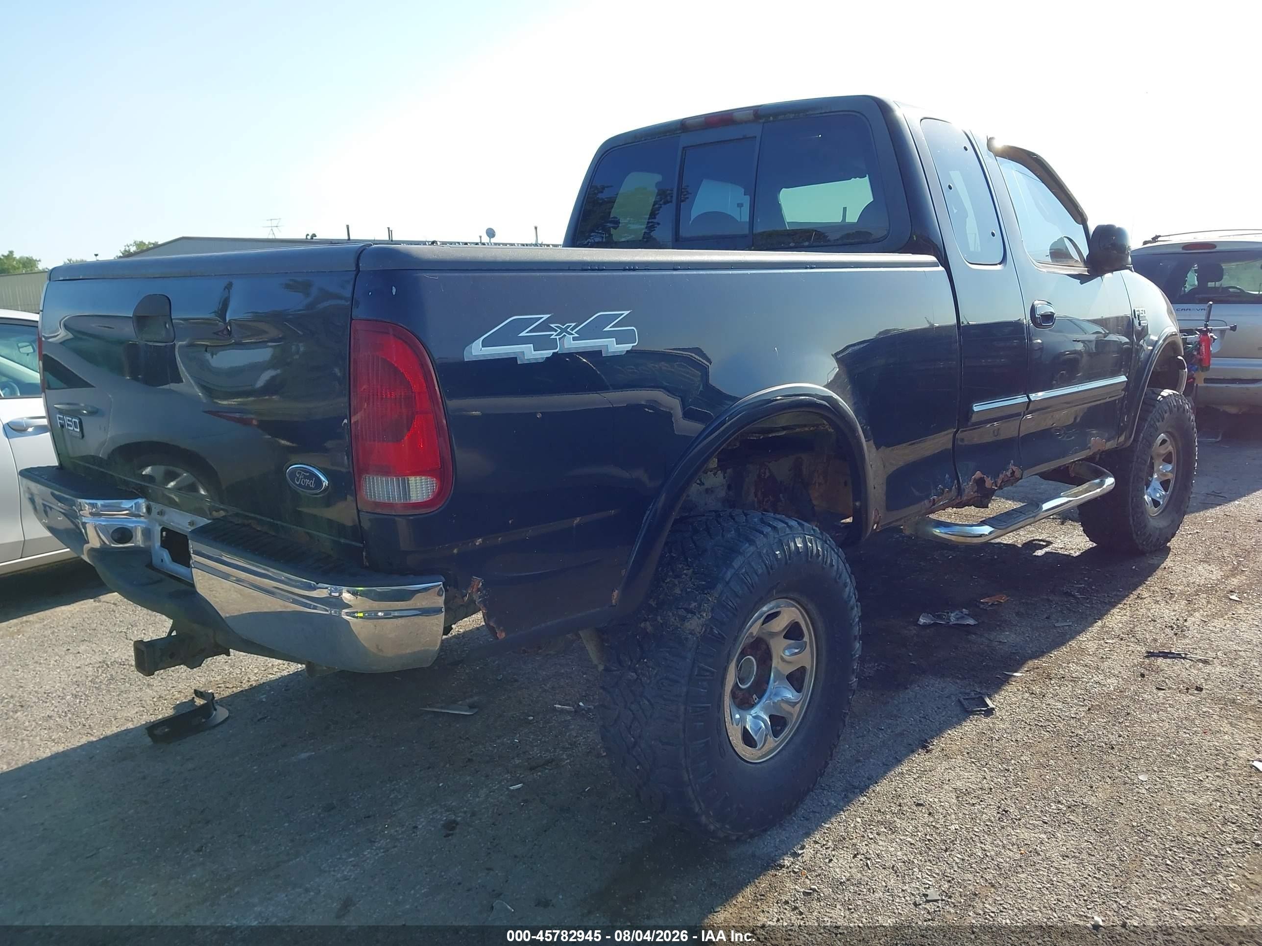 2000 Ford F-150 Lariat/work Series/xl/xlt Black vin: 1FTPX18L6YNB68867
