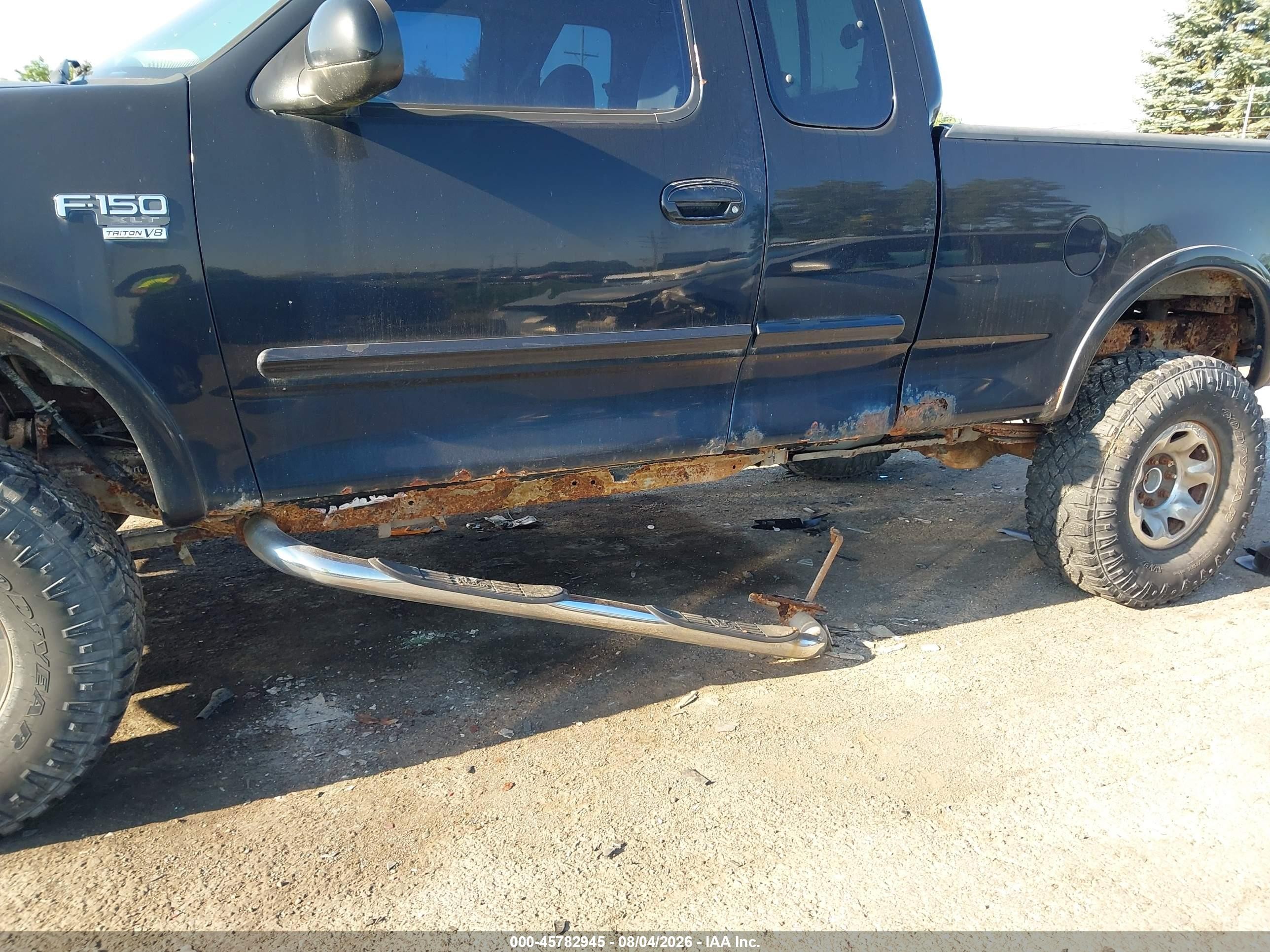 2000 Ford F-150 Lariat/work Series/xl/xlt Black vin: 1FTPX18L6YNB68867