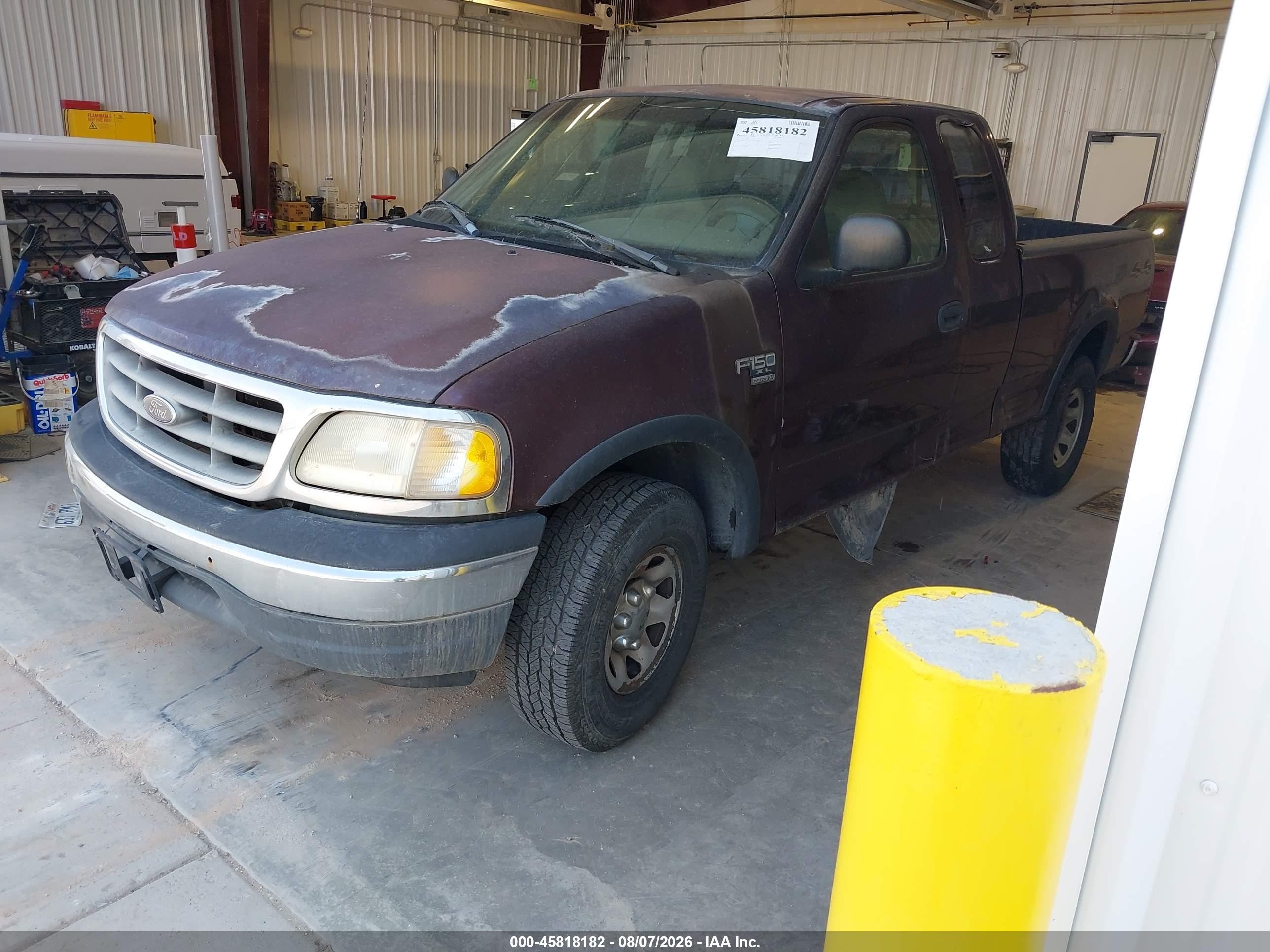 2000 Ford F-150 Lariat/work Series/xl/xlt Black vin: 1FTPX18L7YNB21427
