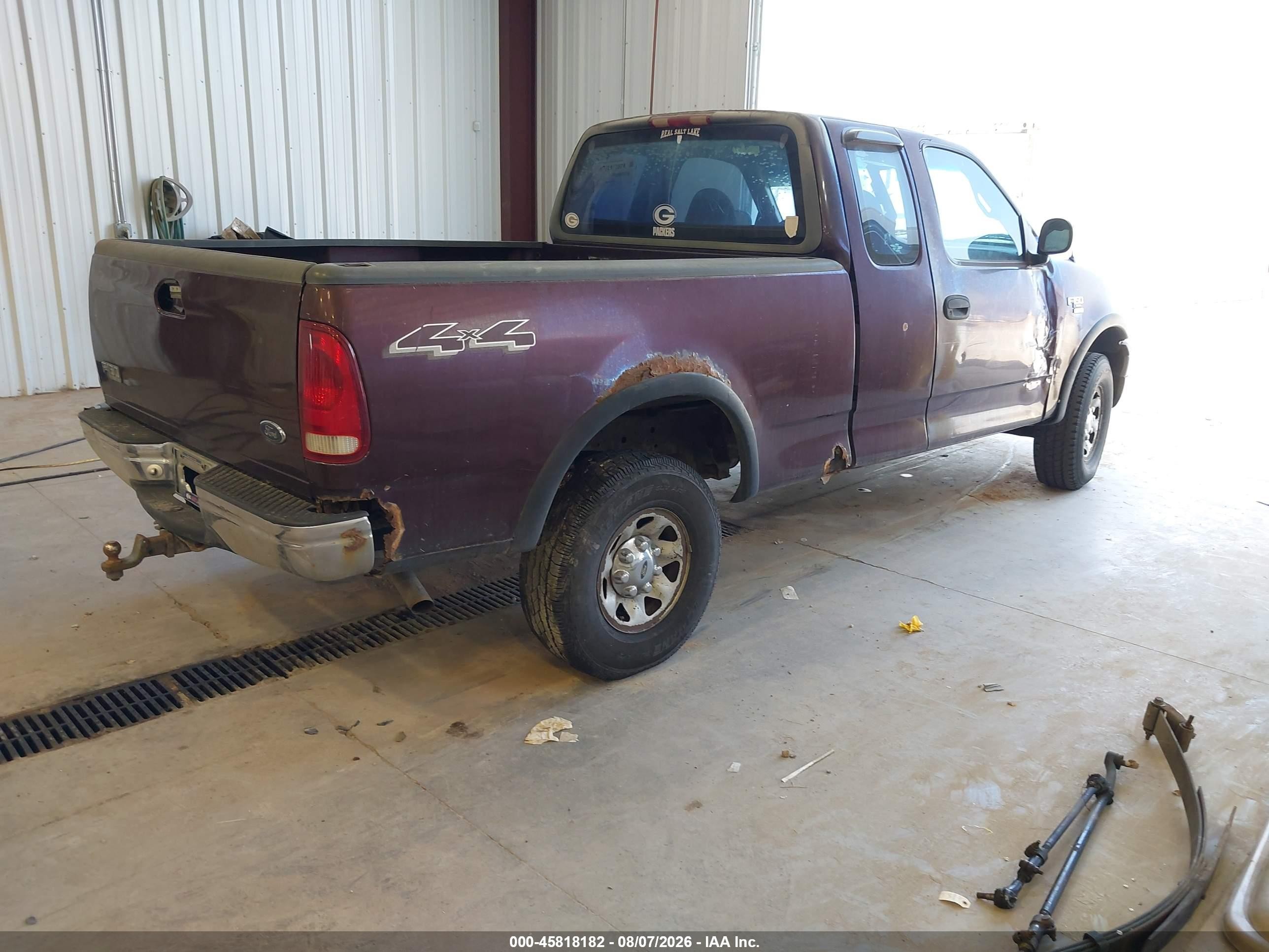 2000 Ford F-150 Lariat/work Series/xl/xlt Black vin: 1FTPX18L7YNB21427