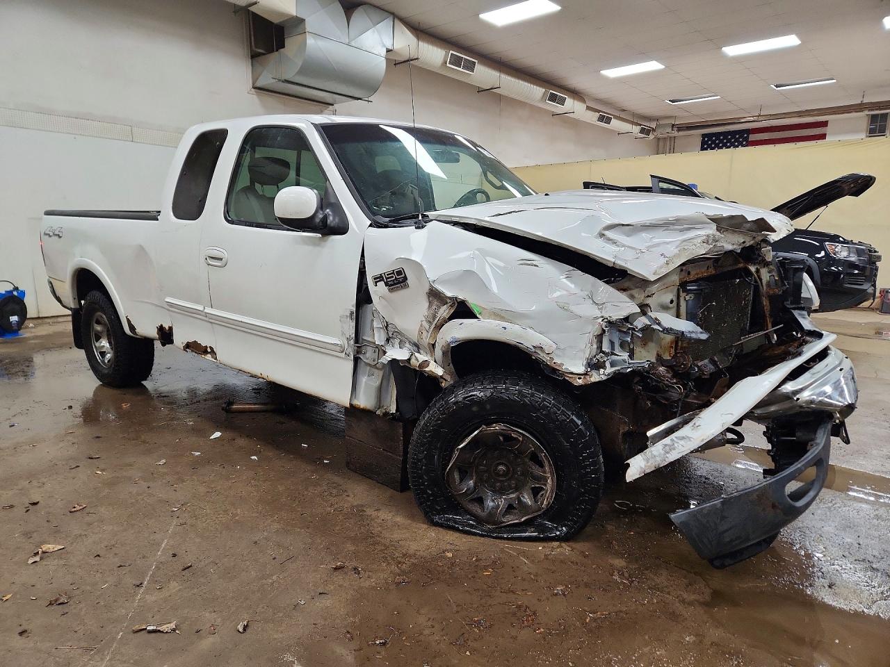2001 Ford F150 White vin: 1FTPX18L91NA76870