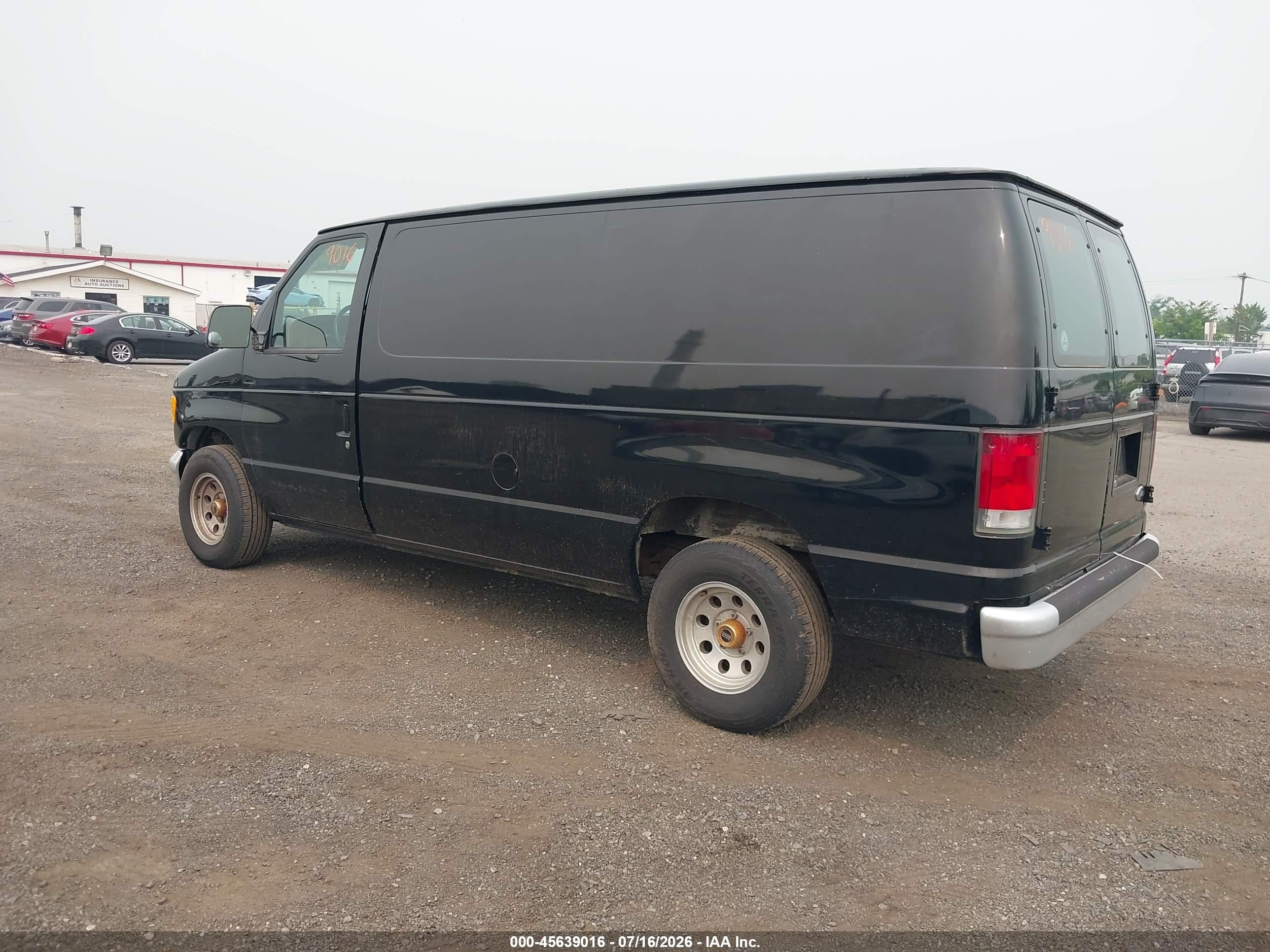 1999 Ford E-150 Commercial/recreational Black vin: 1FTRE1426XHB74662