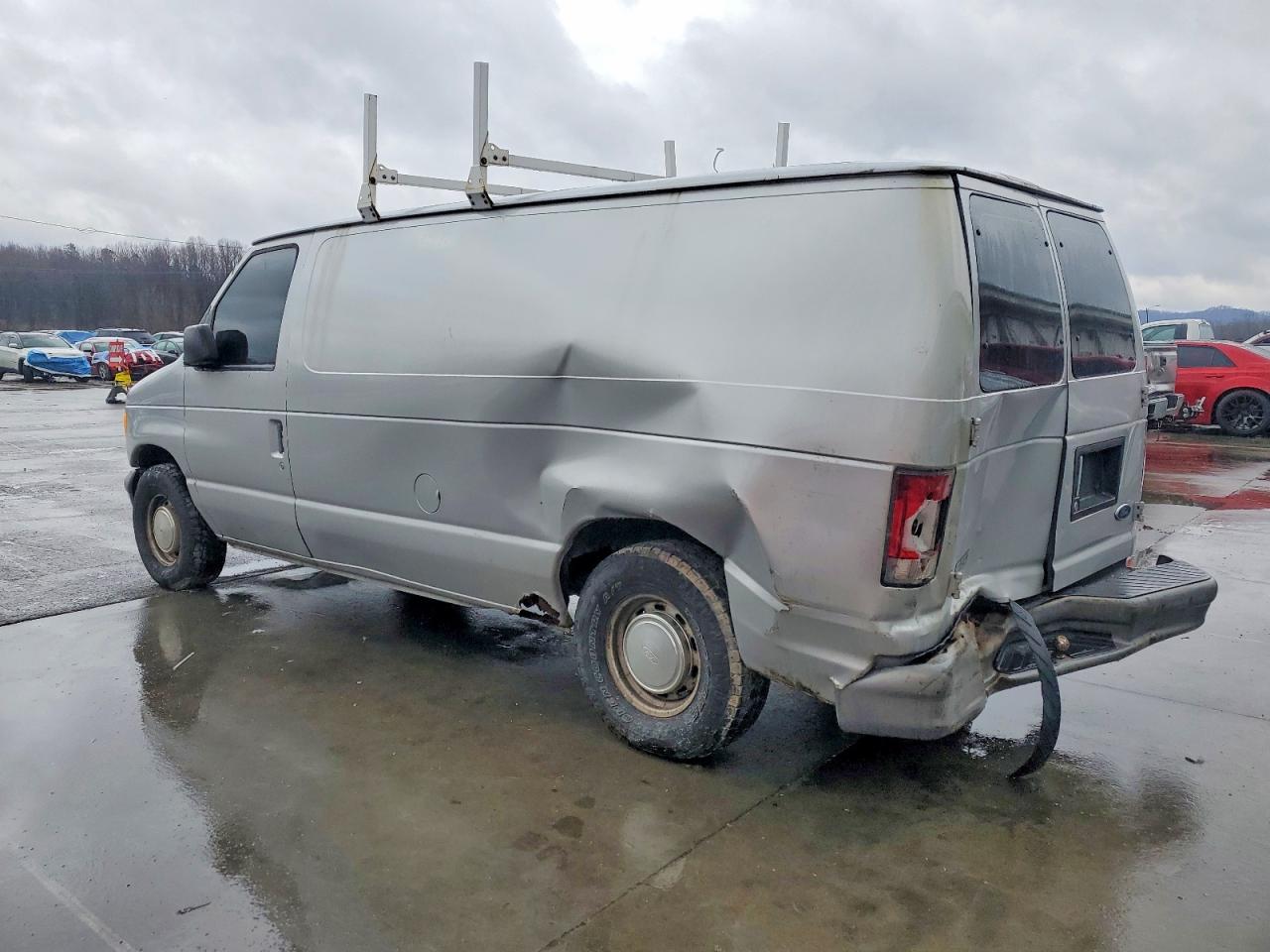 1999 Ford Econoline E150 Van Gray vin: 1FTRE1427XHB33666