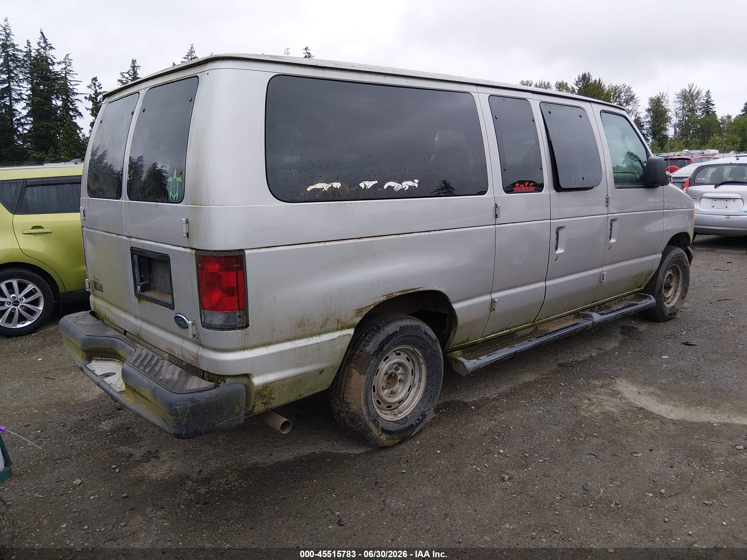 2003 Ford E-150 Commercial Gray vin: 1FTRE14293HB17334