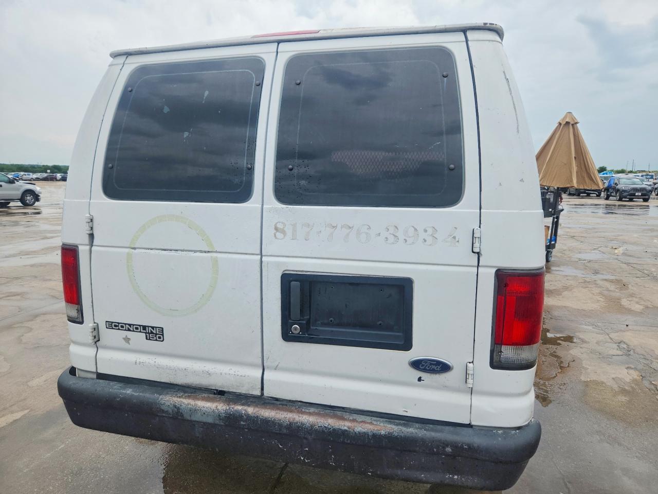 1998 Ford Econoline E150 Van Белый vin: 1FTRE1429WHC18085