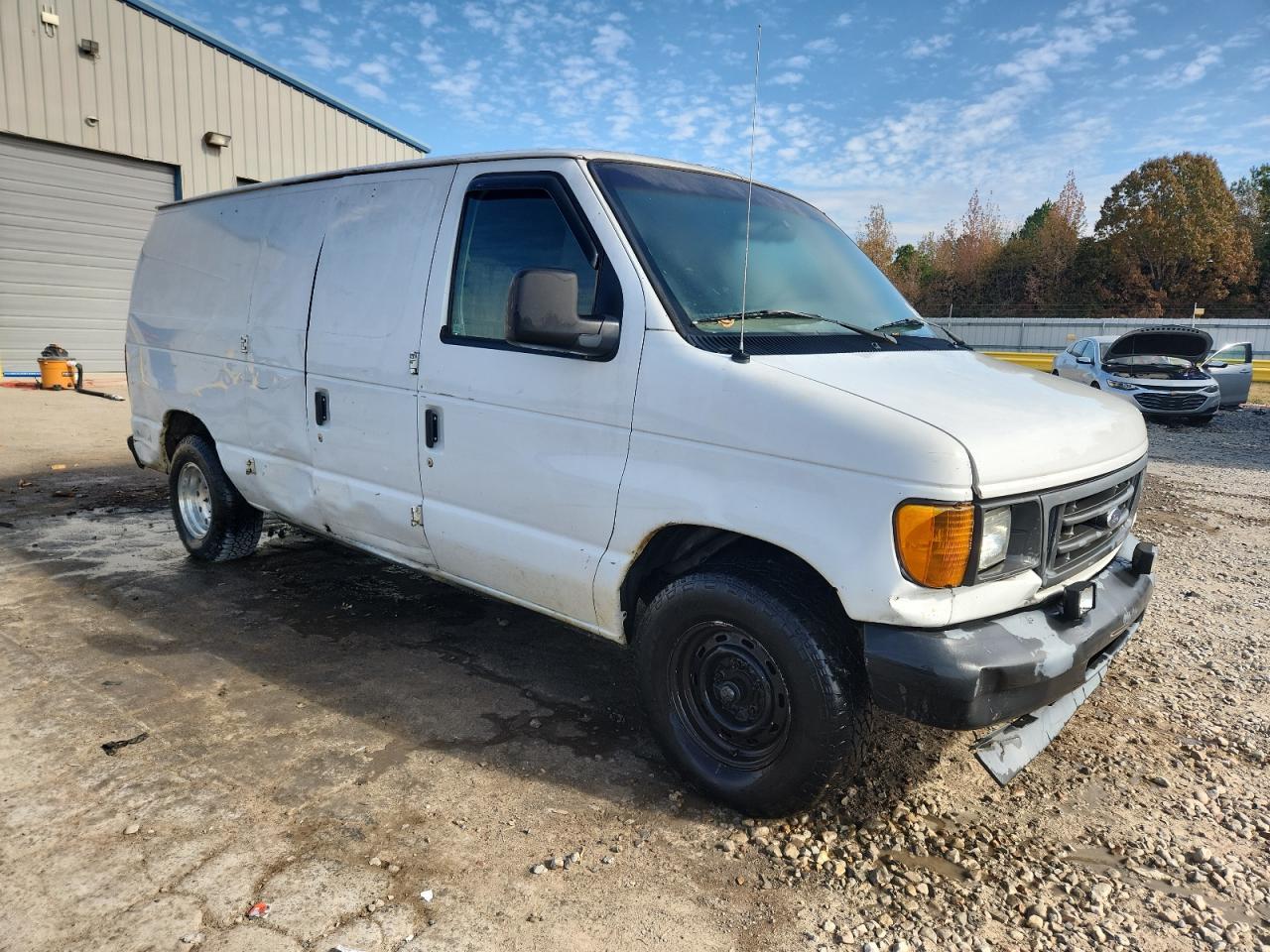2003 Ford Econoline E150 Van White vin: 1FTRE14W03HA91032