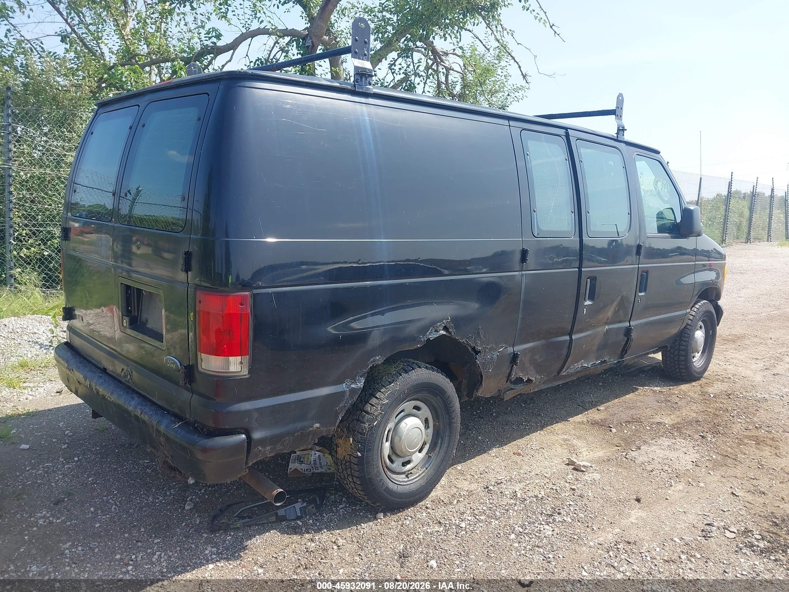 2006 Ford E-150 Commercial/recreational Черный vin: 1FTRE14W06DA45082