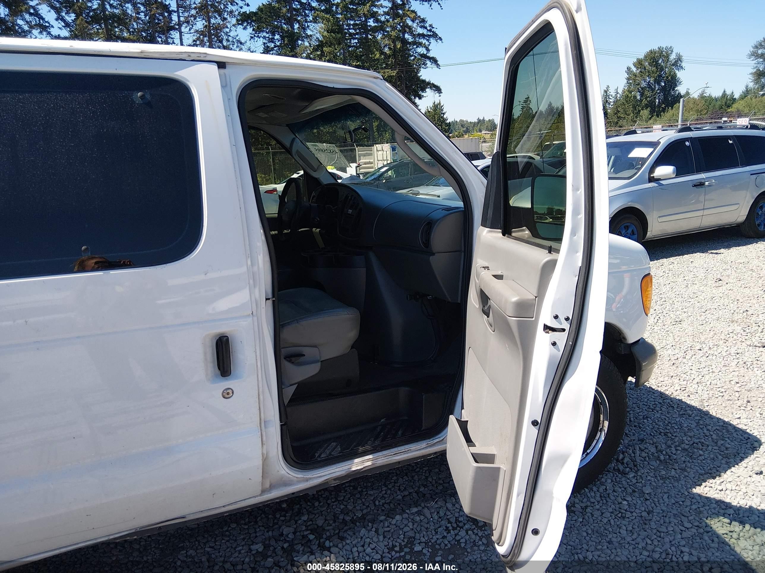 2006 Ford E-150 Commercial/recreational White vin: 1FTRE14W06DB39589