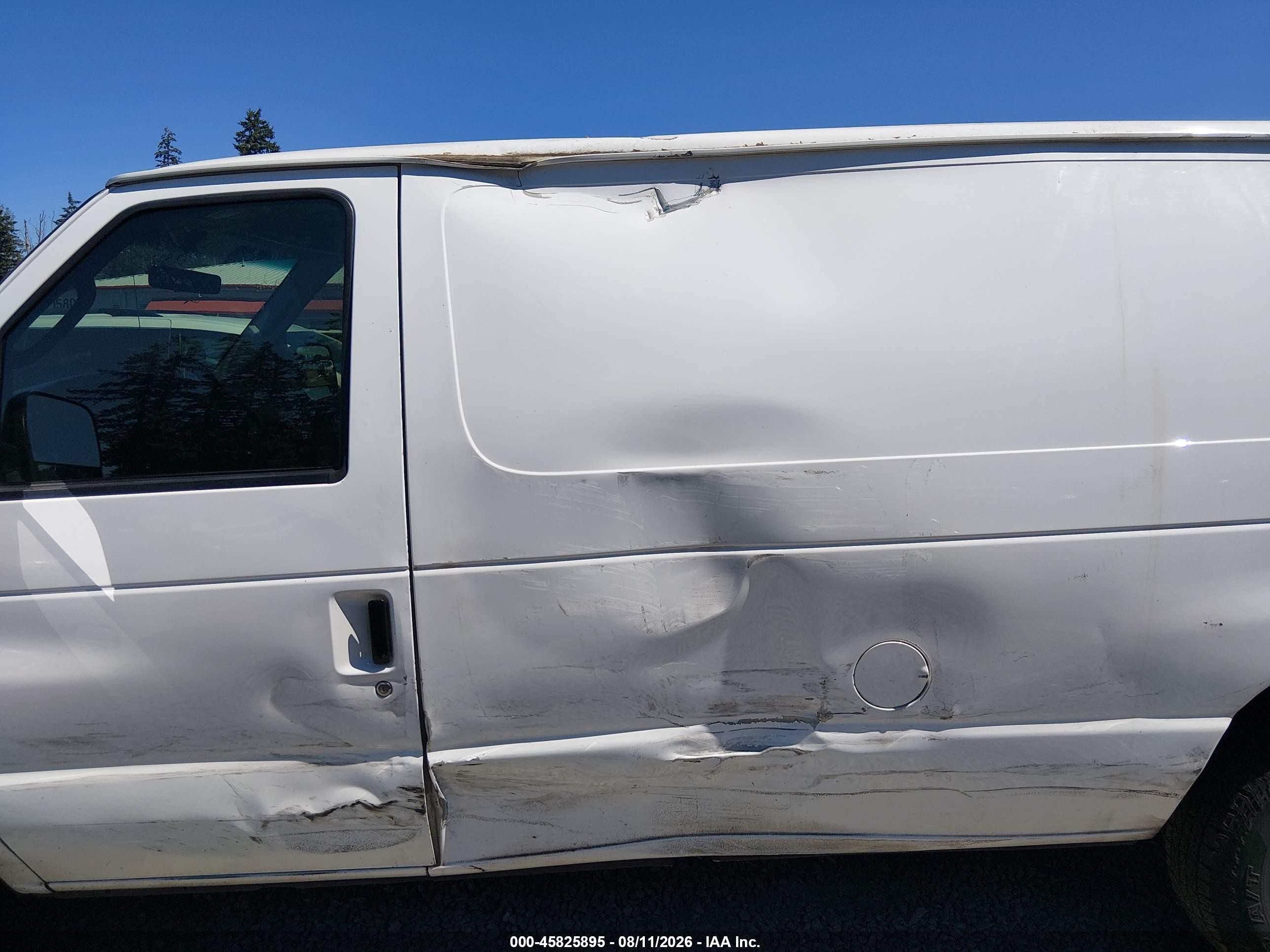 2006 Ford E-150 Commercial/recreational White vin: 1FTRE14W06DB39589