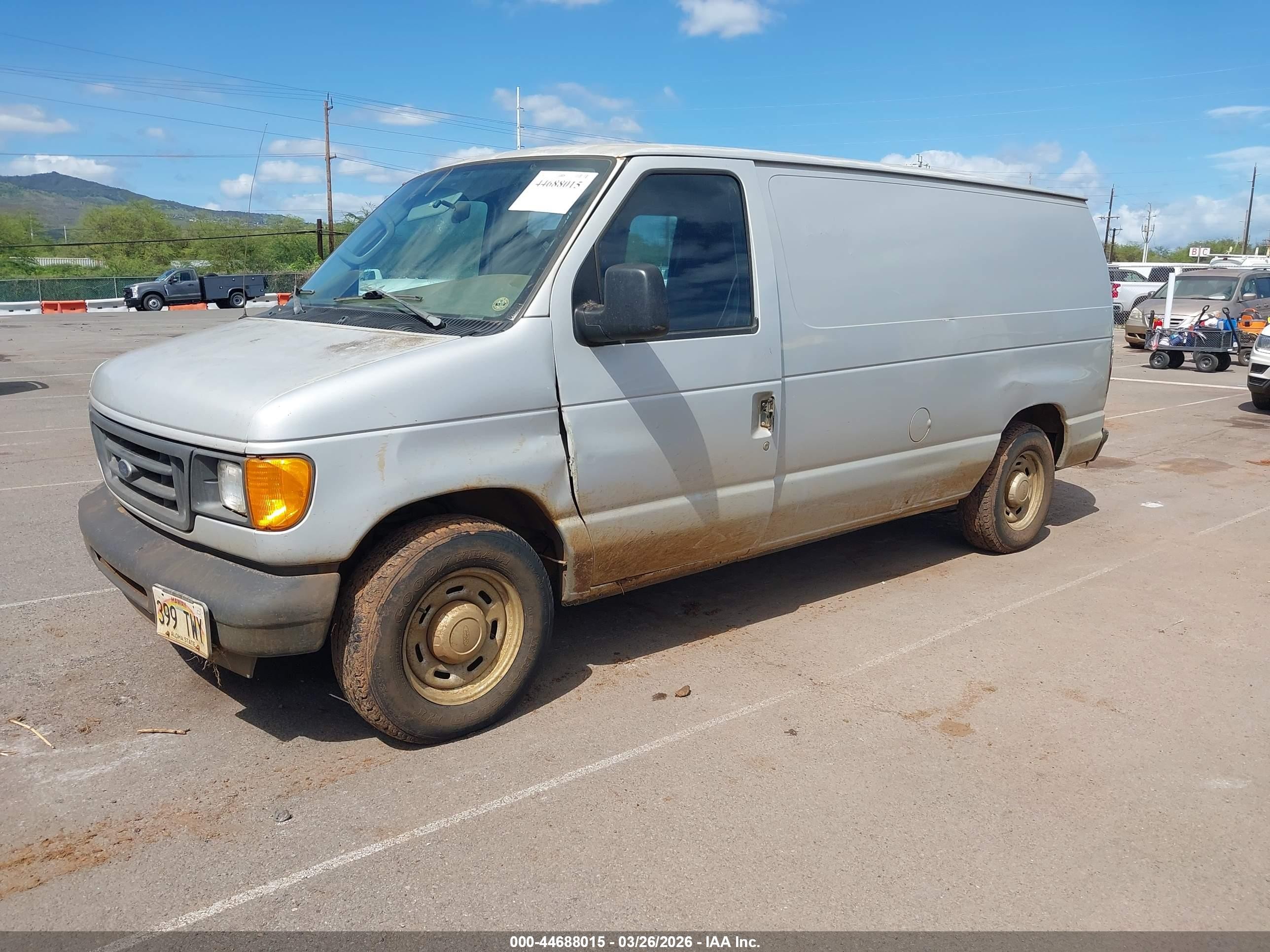2004 Ford E-150   Silver vin: 1FTRE14W24HB54651
