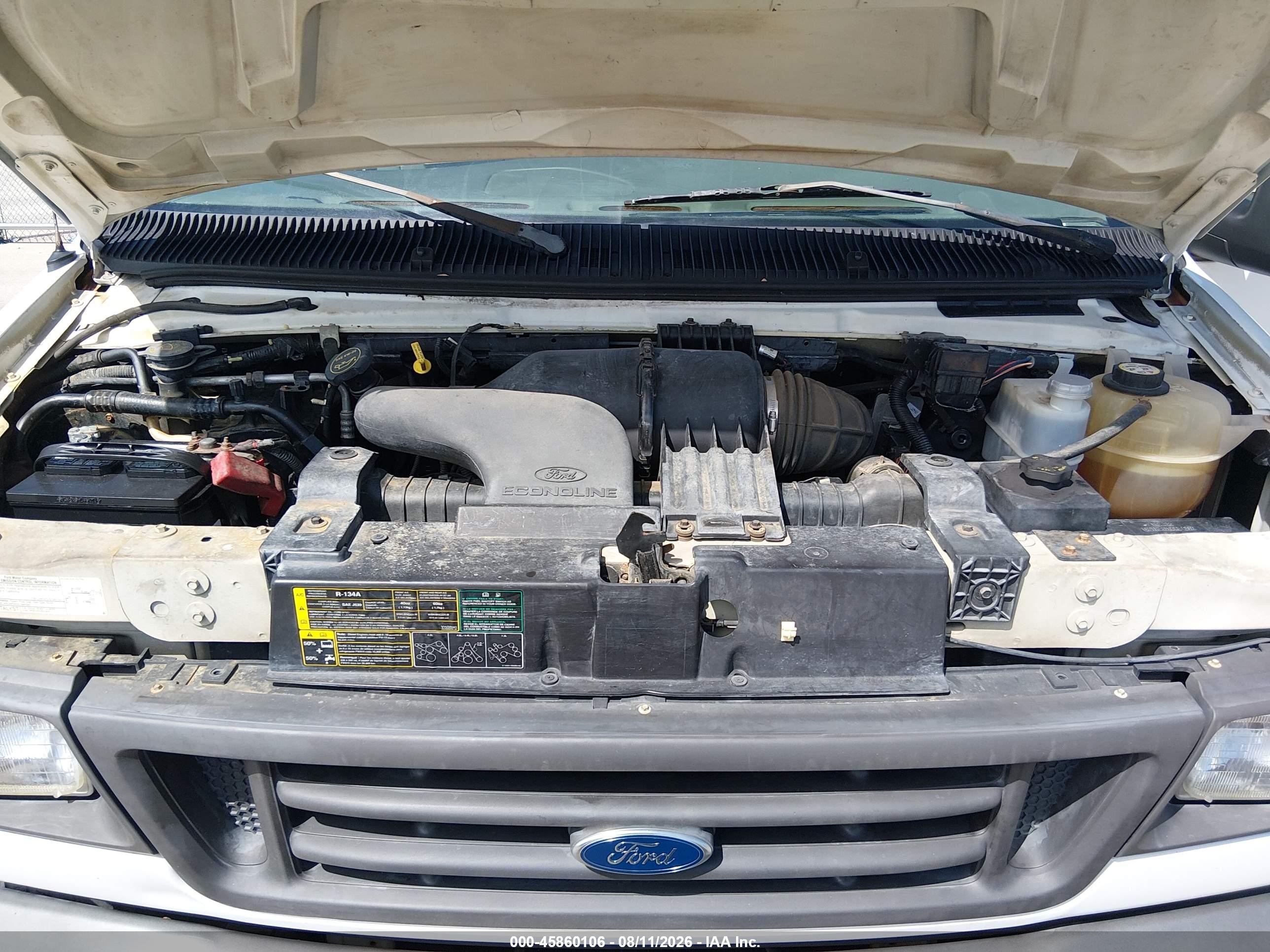 2006 Ford E-150 Commercial/recreational White vin: 1FTRE14W26HA13517