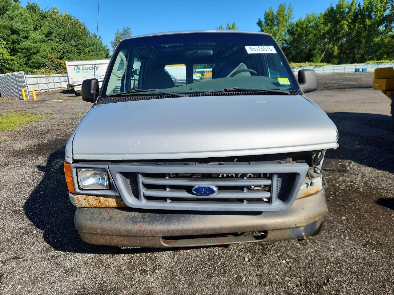 2006 Ford Econoline E150 Van Silver vin: 1FTRE14W26HA89433