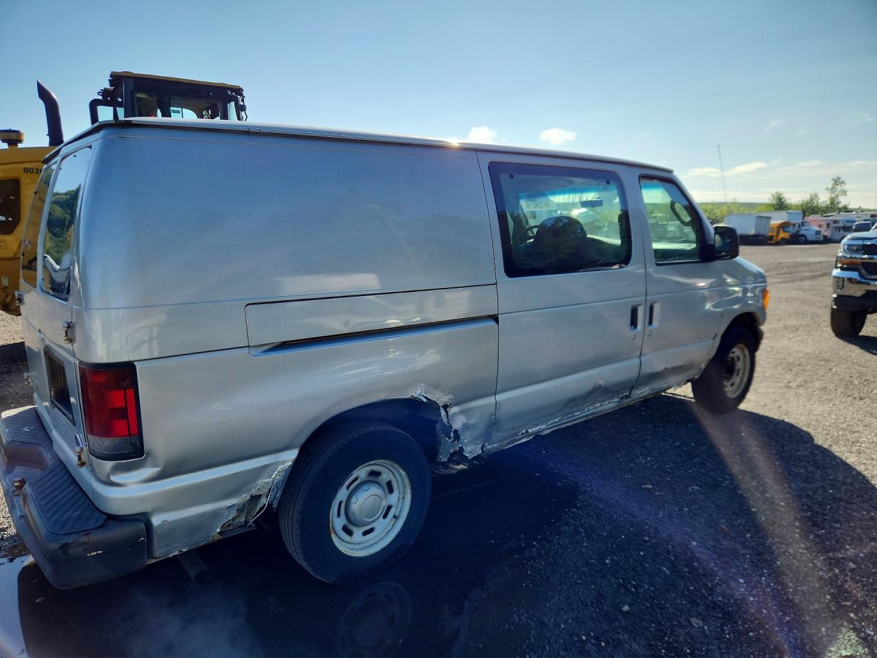 2006 Ford Econoline E150 Van Silver vin: 1FTRE14W26HA89433