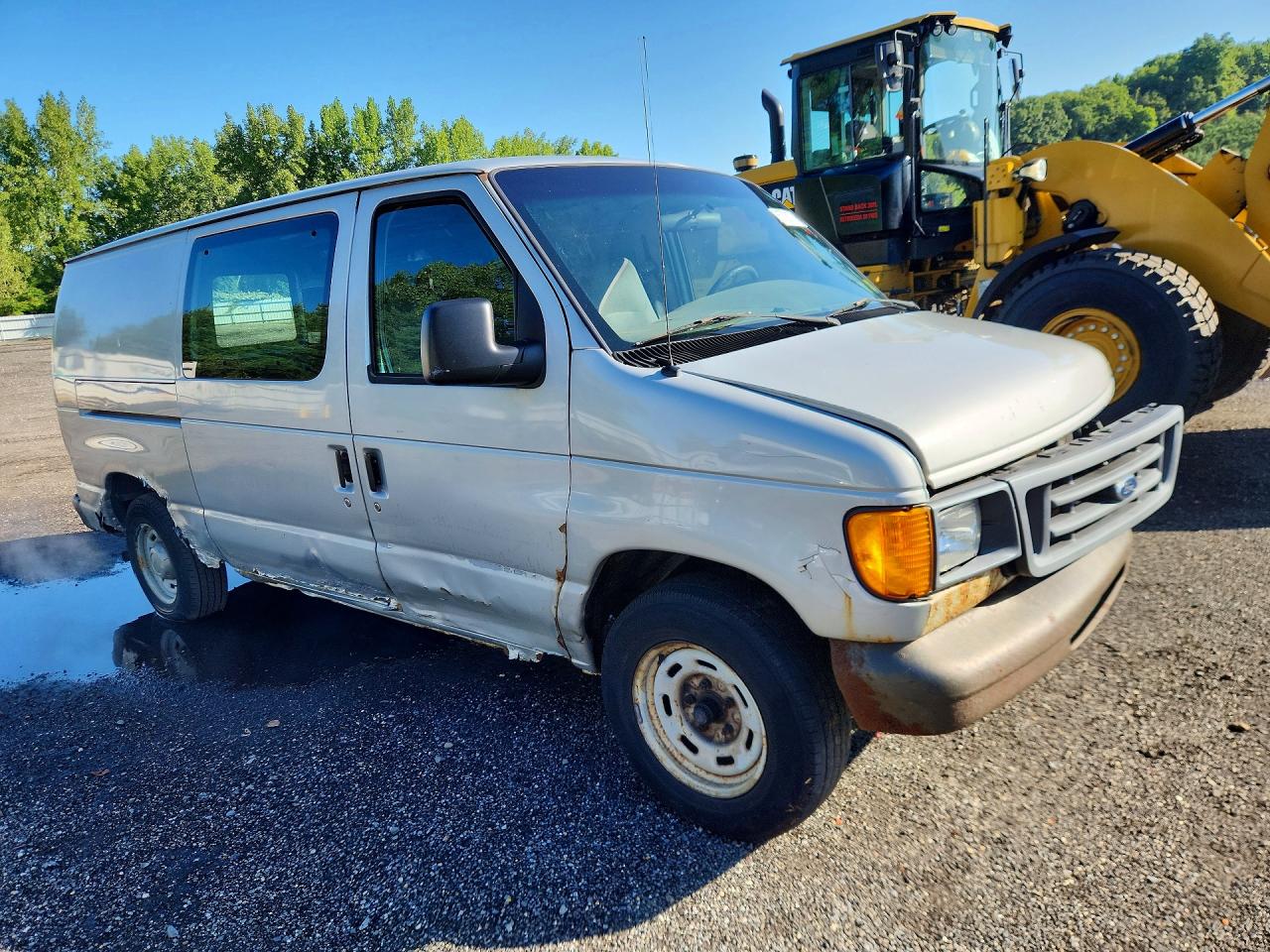 2006 Ford Econoline E150 Van Silver vin: 1FTRE14W26HA89433