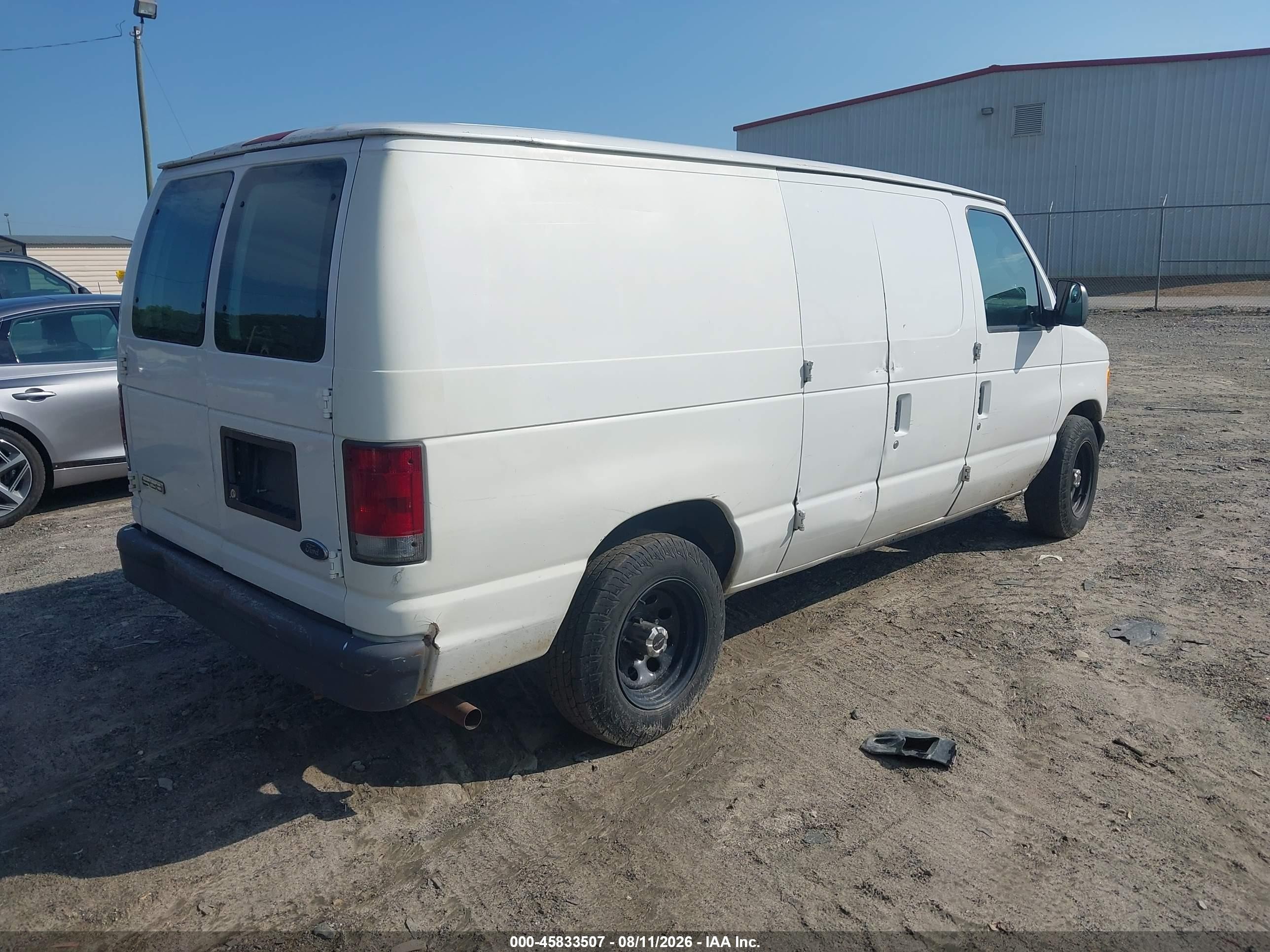 2006 Ford E-150 Commercial/recreational White vin: 1FTRE14W36HA17186