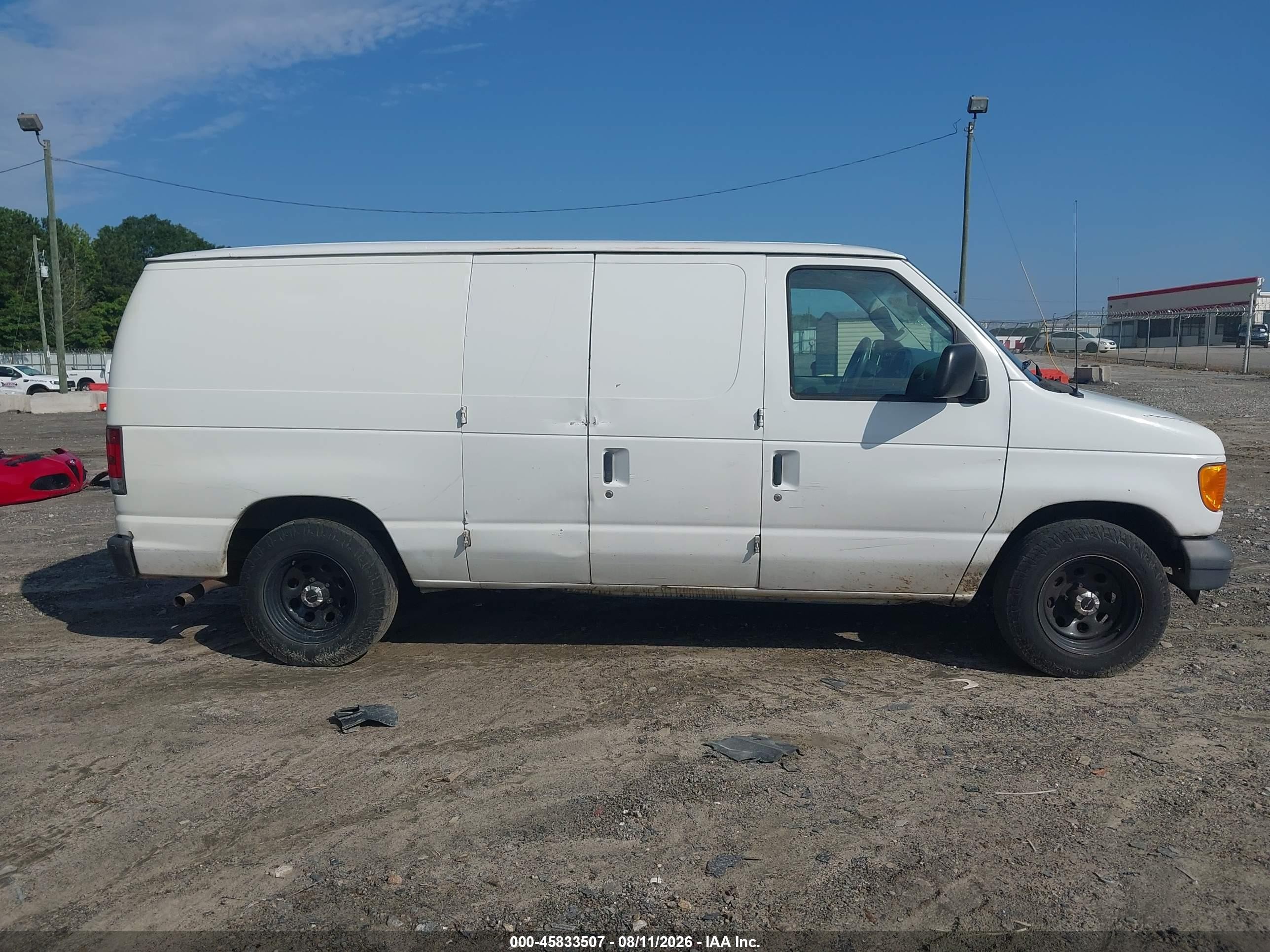 2006 Ford E-150 Commercial/recreational White vin: 1FTRE14W36HA17186