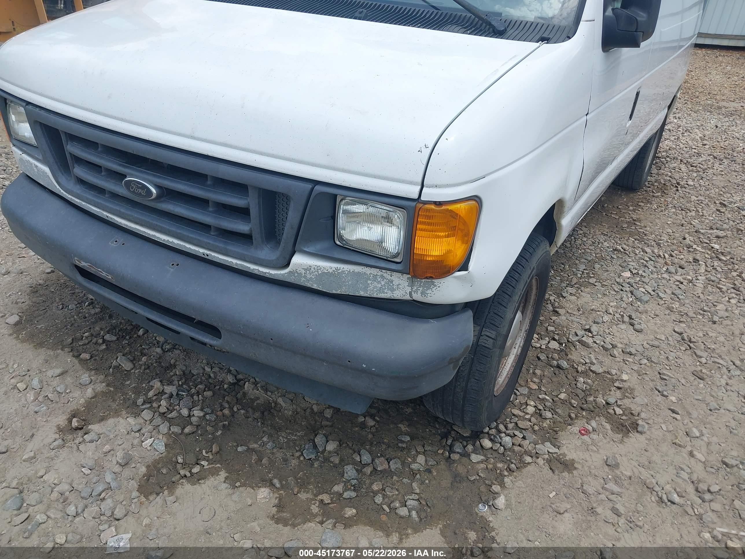 2006 Ford E-150 Commercial/recreational White vin: 1FTRE14W36HA18192