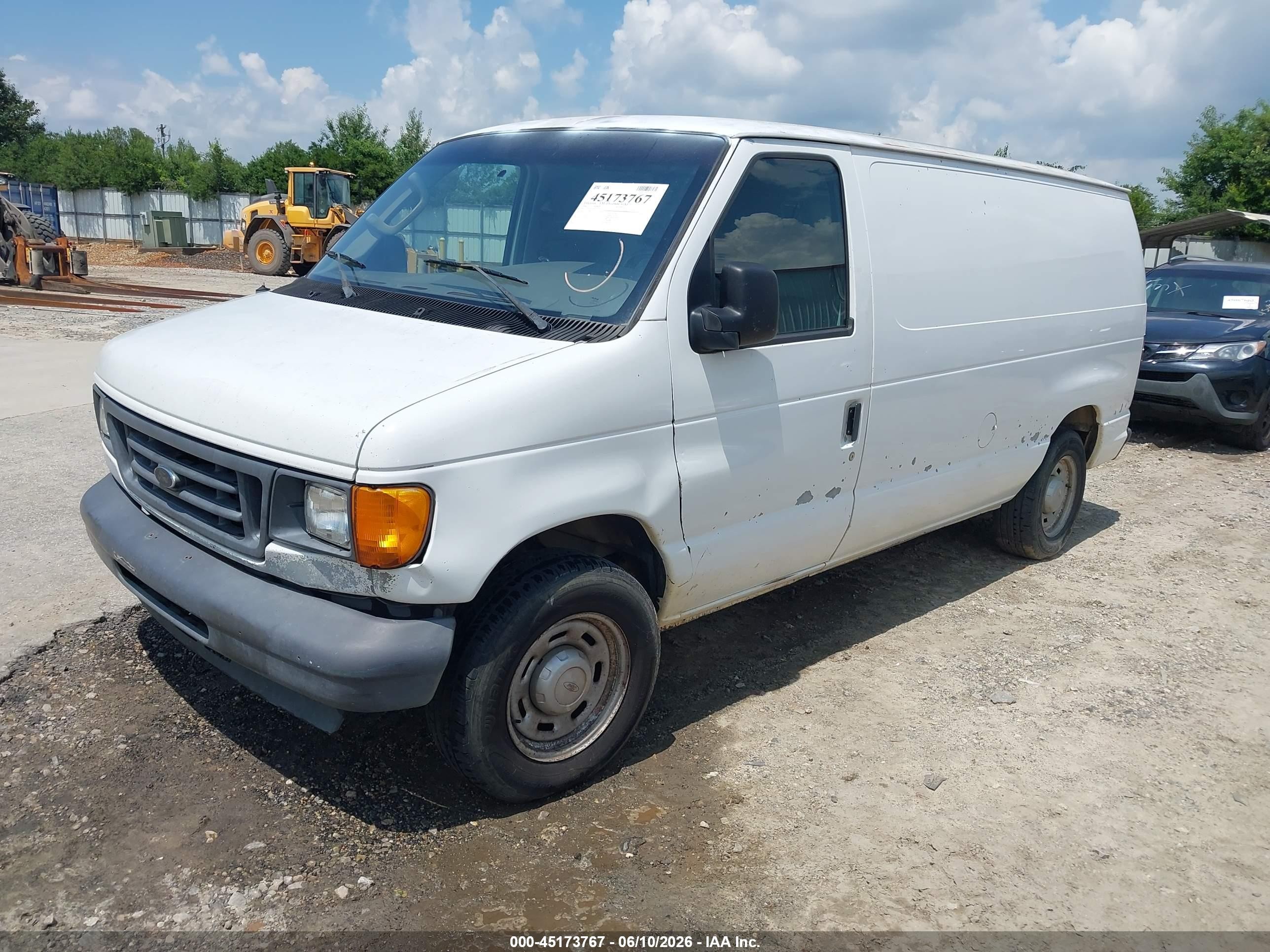 2006 Ford E-150 Commercial/recreational White vin: 1FTRE14W36HA18192