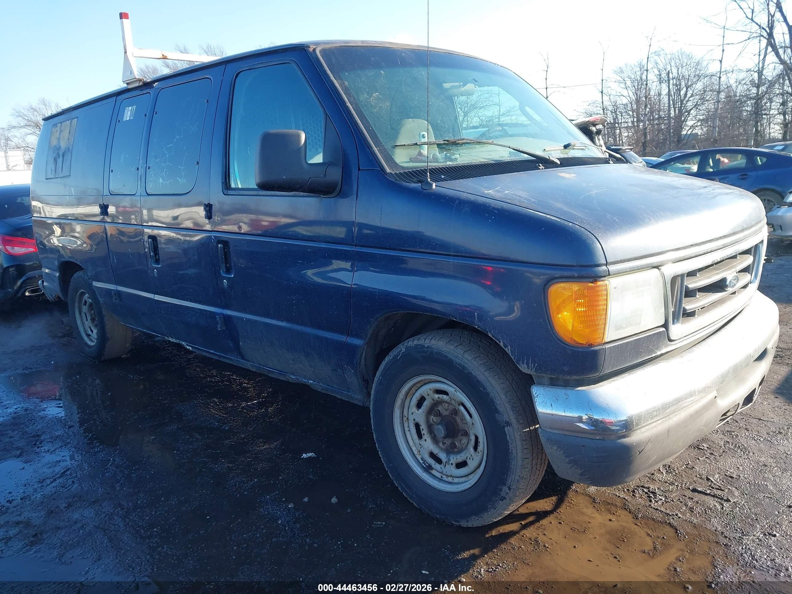 2006 Ford E-150 Commercial/recreational Blue vin: 1FTRE14W46HB02232
