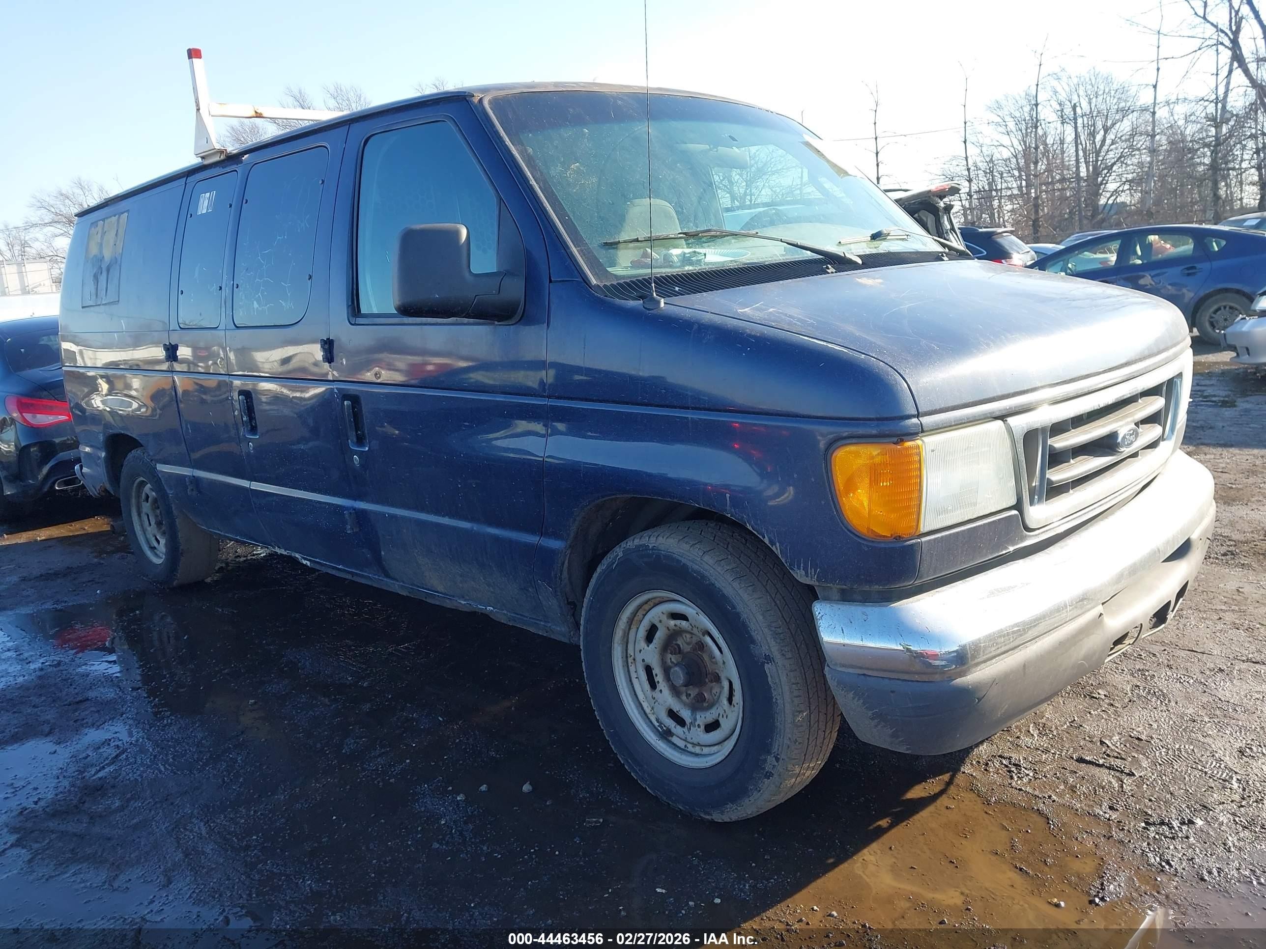 2006 Ford E-150 Commercial/recreational Blue vin: 1FTRE14W46HB02232