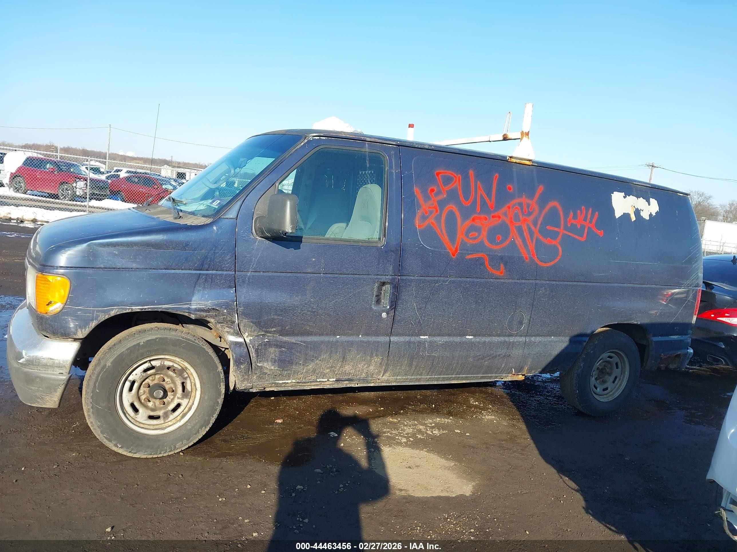 2006 Ford E-150 Commercial/recreational Blue vin: 1FTRE14W46HB02232