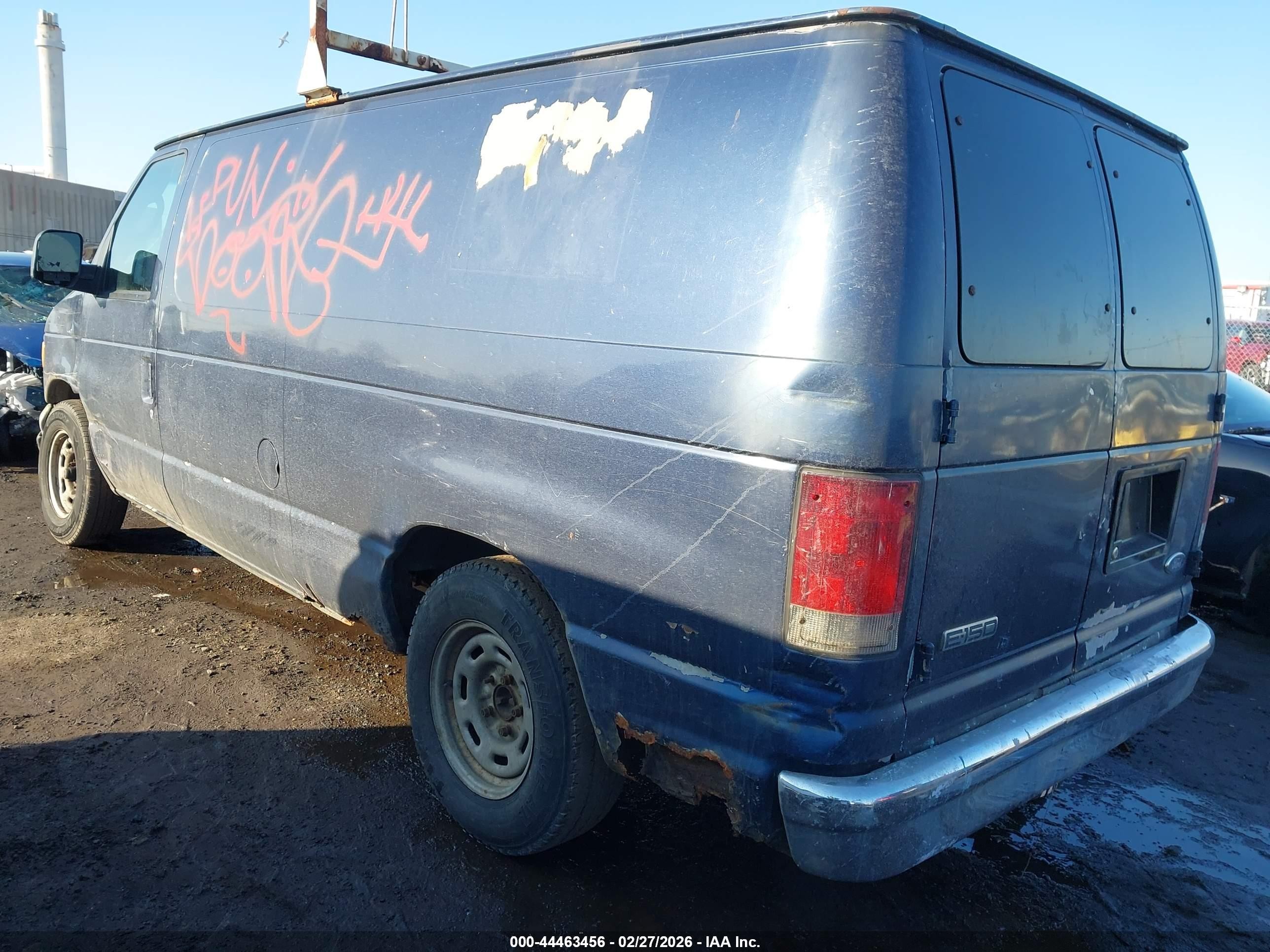 2006 Ford E-150 Commercial/recreational Blue vin: 1FTRE14W46HB02232