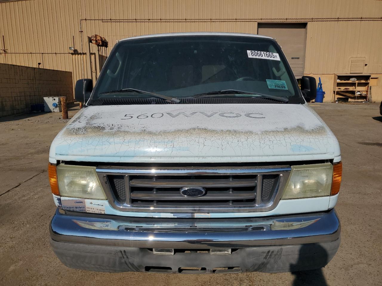 2004 Ford Econoline E150 Van White vin: 1FTRE14W74HB29499