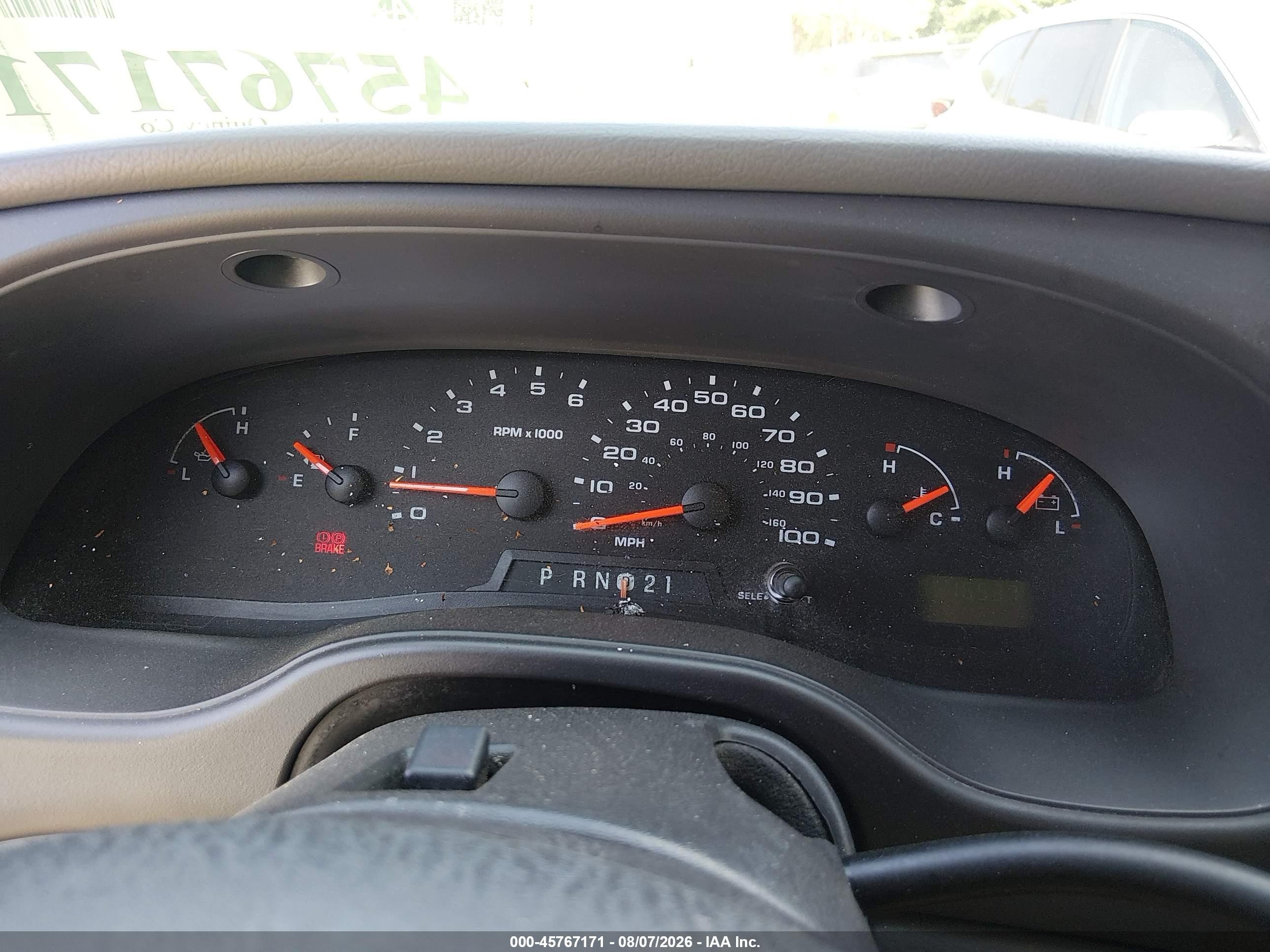 2005 Ford E-150 Commercial/recreational Белый vin: 1FTRE14W75HA52506
