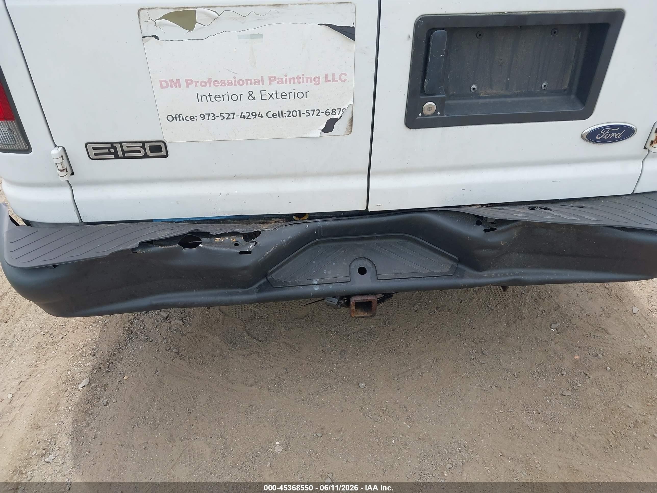 2004 Ford E-150 Commercial/recreational Белый vin: 1FTRE14W84HA93791