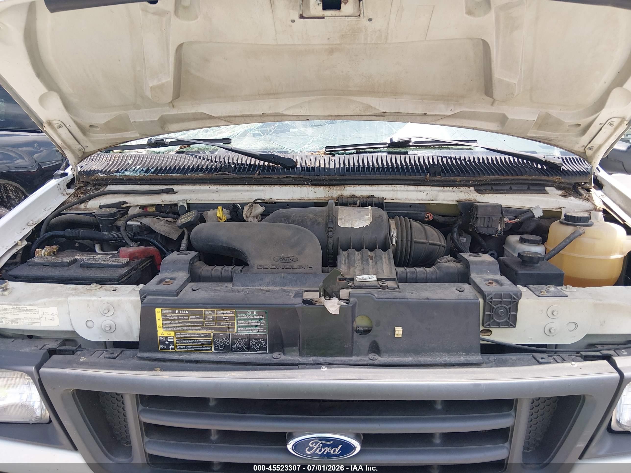 2006 Ford E-150 Commercial/recreational Белый vin: 1FTRE14W86HA67131
