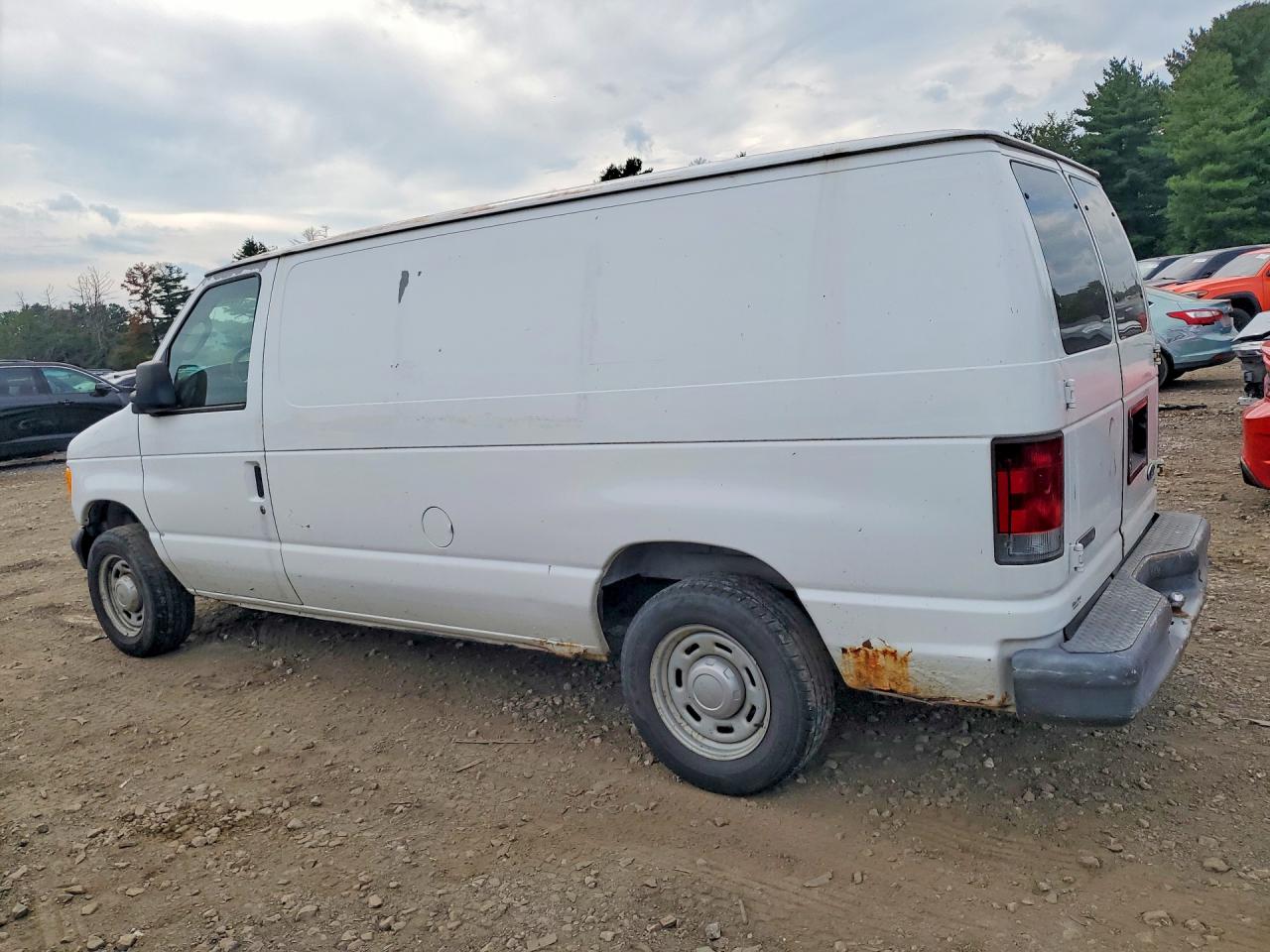 2006 Ford Econoline E150 Van White vin: 1FTRE14W96DA06992