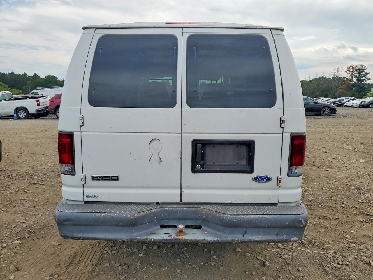 2006 Ford Econoline E150 Van White vin: 1FTRE14W96DA06992