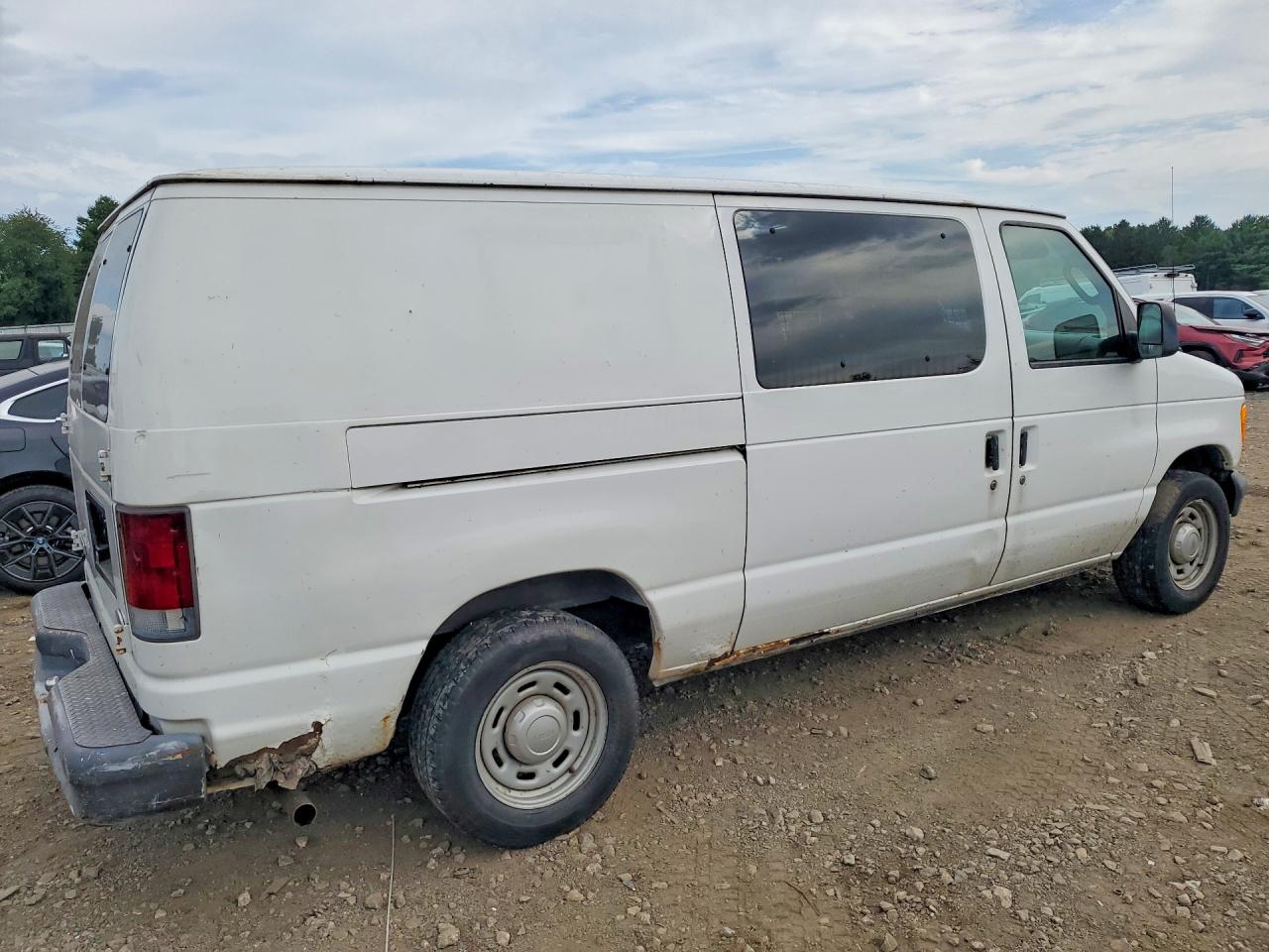 2006 Ford Econoline E150 Van White vin: 1FTRE14W96DA06992