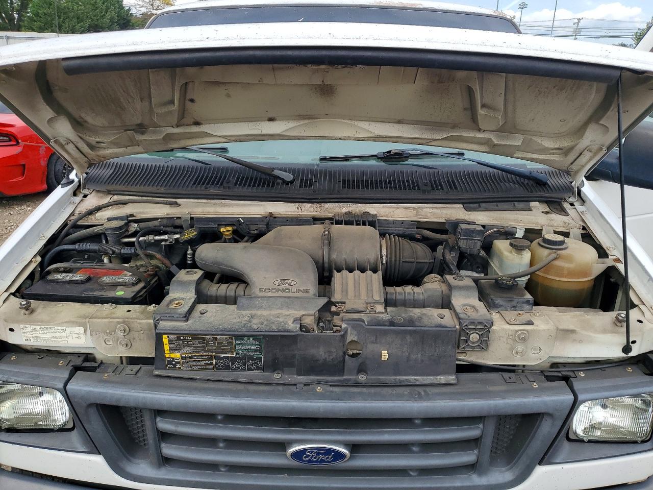 2006 Ford Econoline E150 Van White vin: 1FTRE14W96DA06992