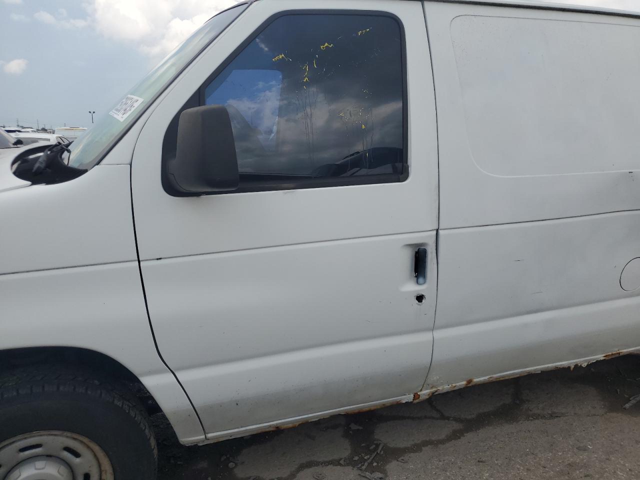 2004 Ford Econoline E150 Van White vin: 1FTRE14WX4HB25382