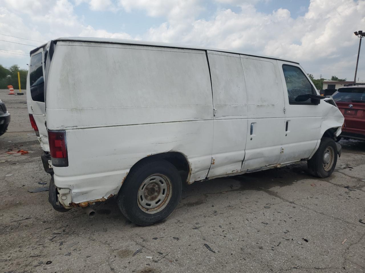 2004 Ford Econoline E150 Van White vin: 1FTRE14WX4HB25382