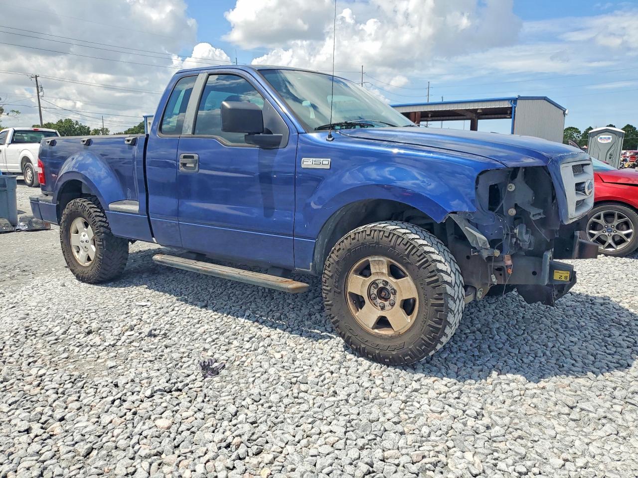 2007 Ford F150 Blue vin: 1FTRF02267KA72596