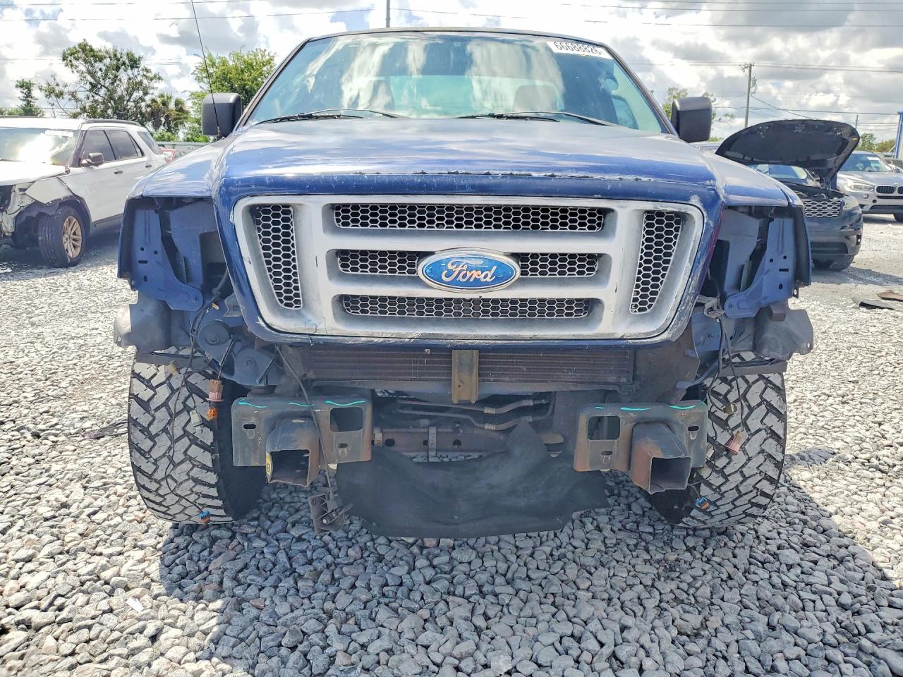 2007 Ford F150 Blue vin: 1FTRF02267KA72596