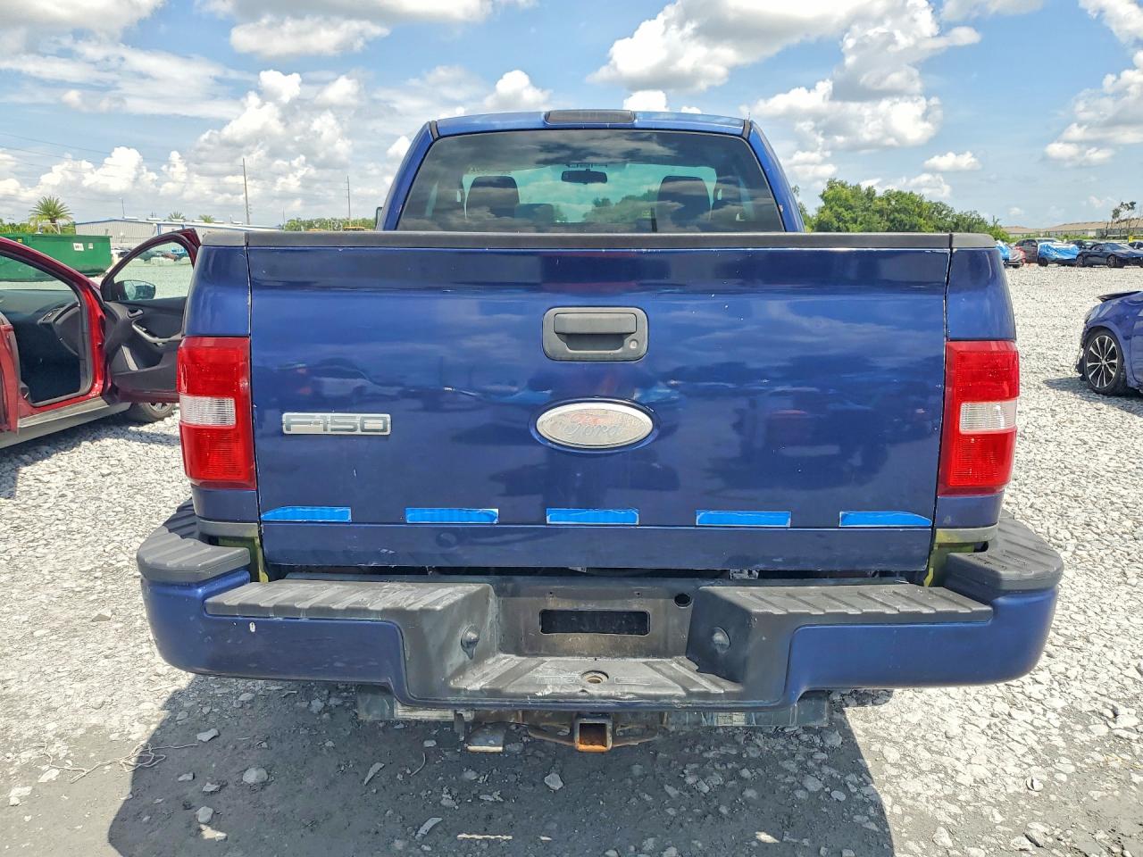 2007 Ford F150 Blue vin: 1FTRF02267KA72596