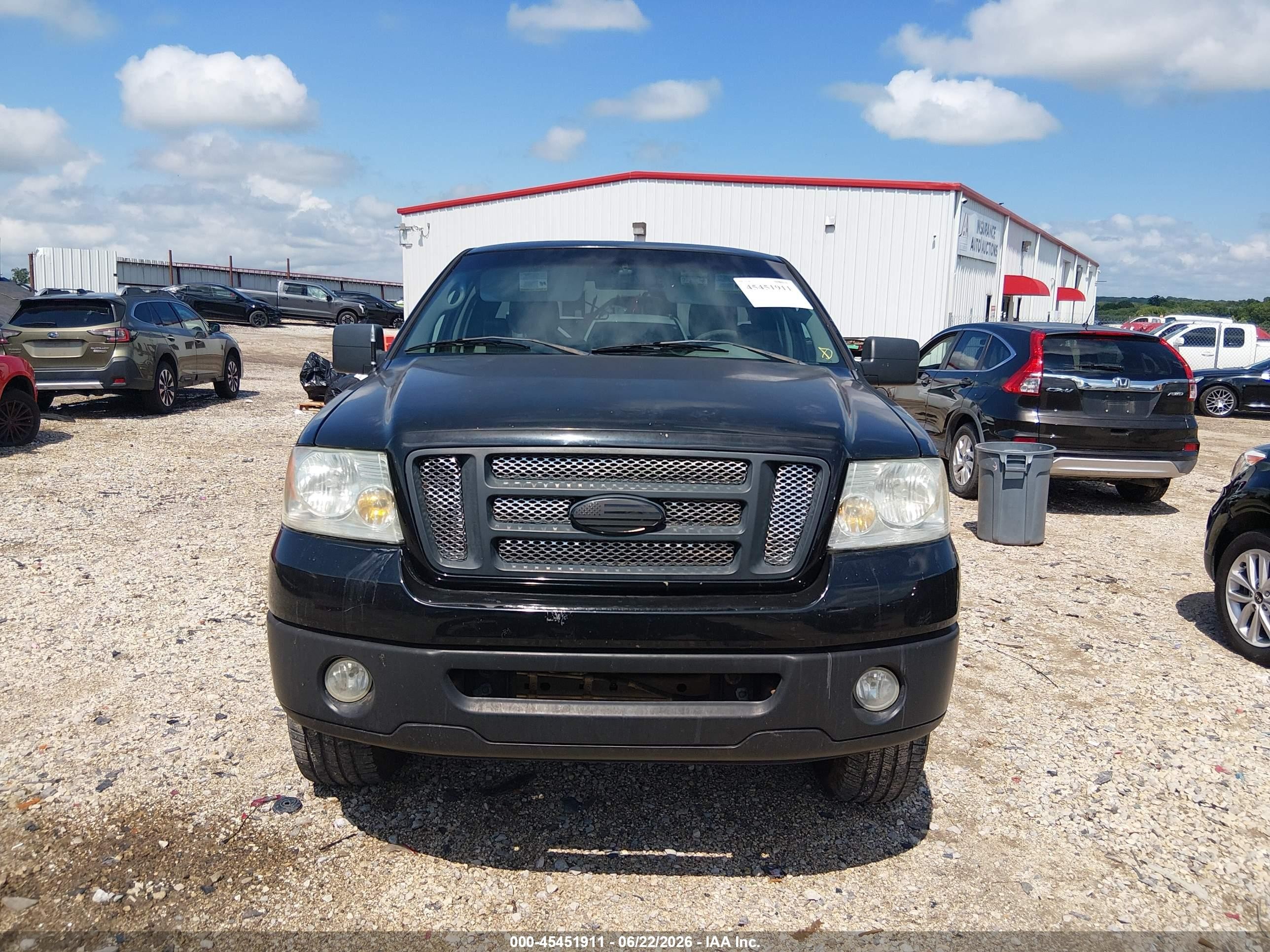 2006 Ford F-150 Stx/xlt Black vin: 1FTRF02276KC64804