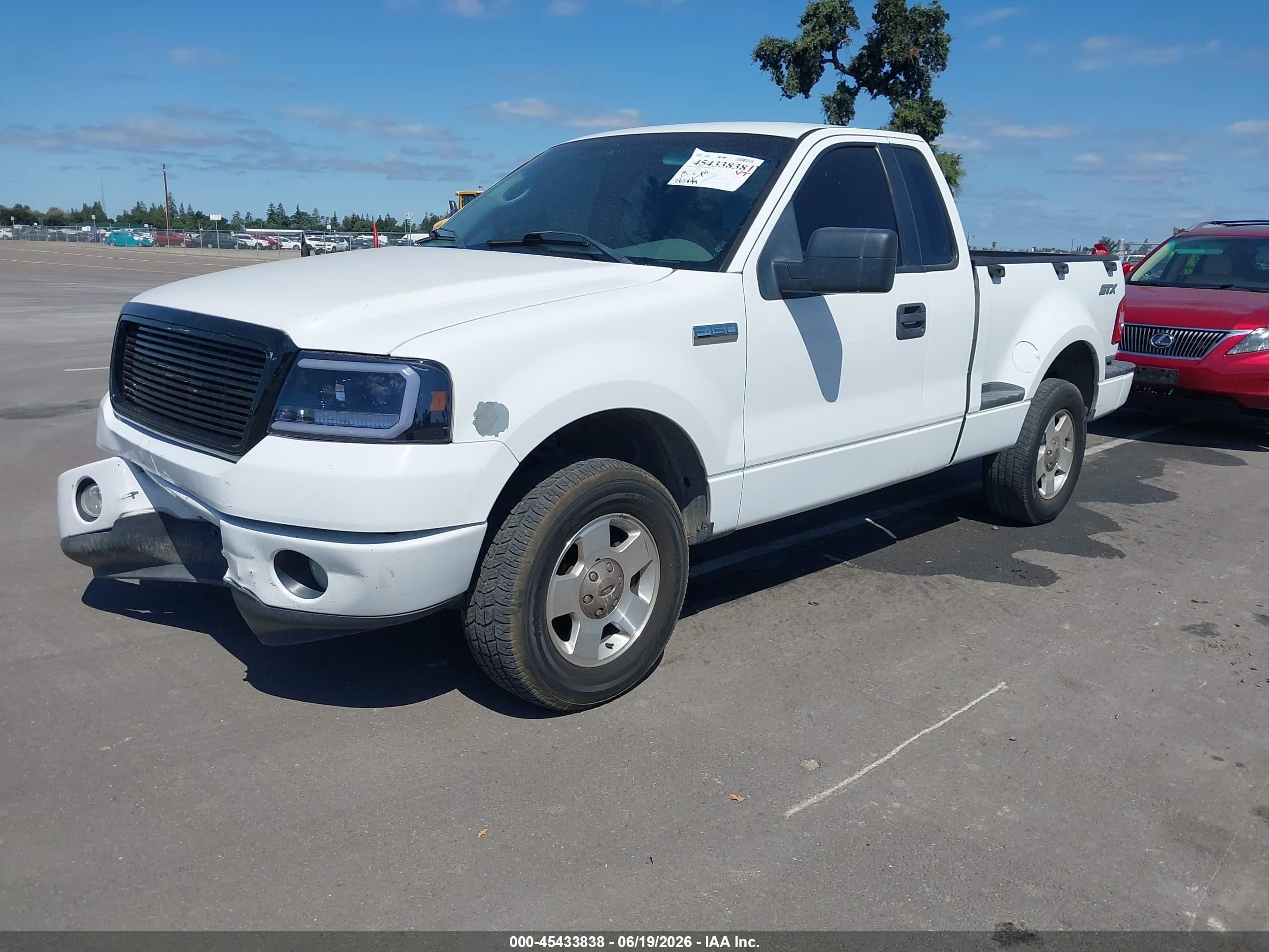 2006 Ford F-150 Stx/xlt White vin: 1FTRF02276KC90917