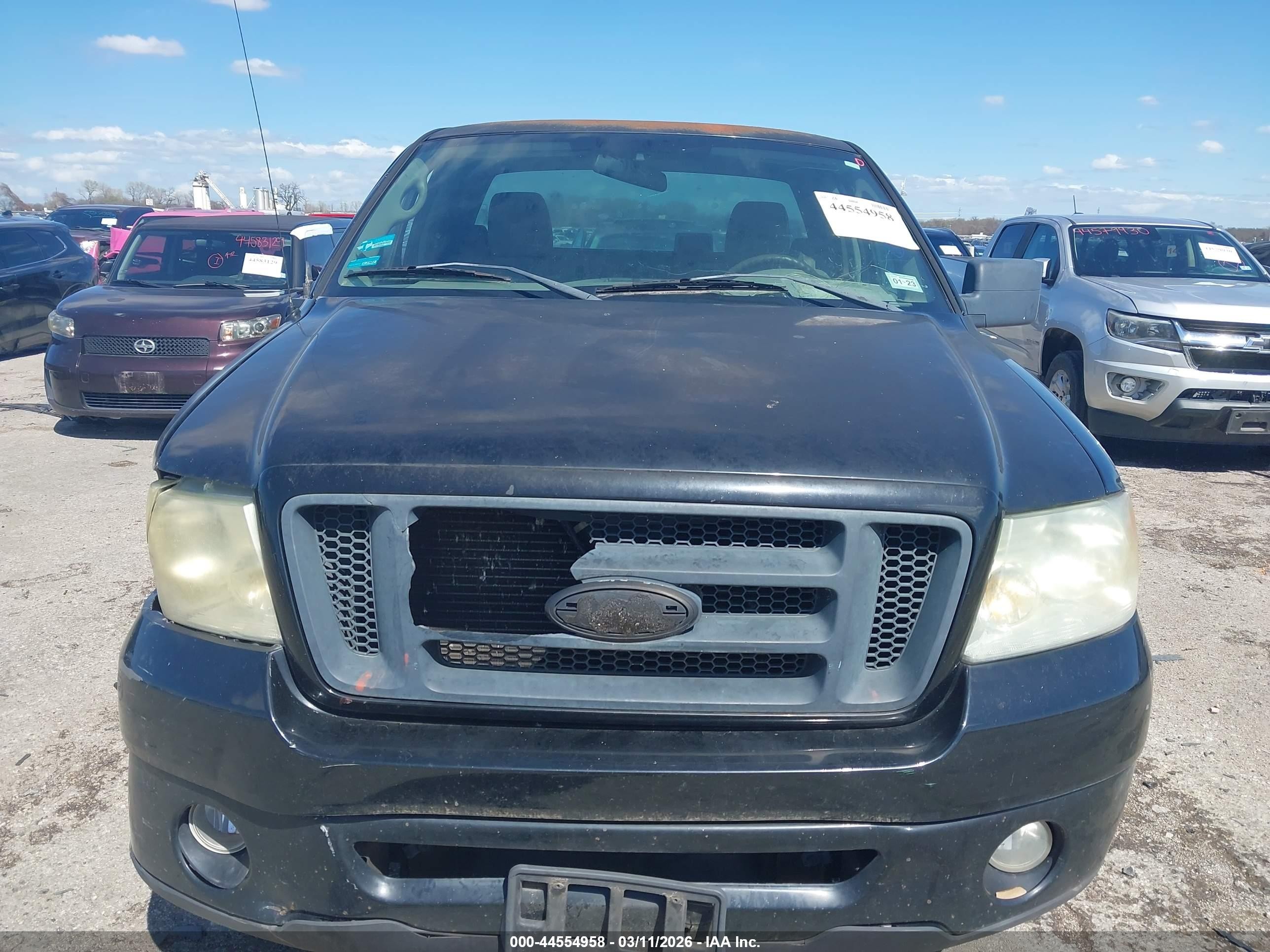 2006 Ford F-150 Stx/xlt Black vin: 1FTRF02286KD16215