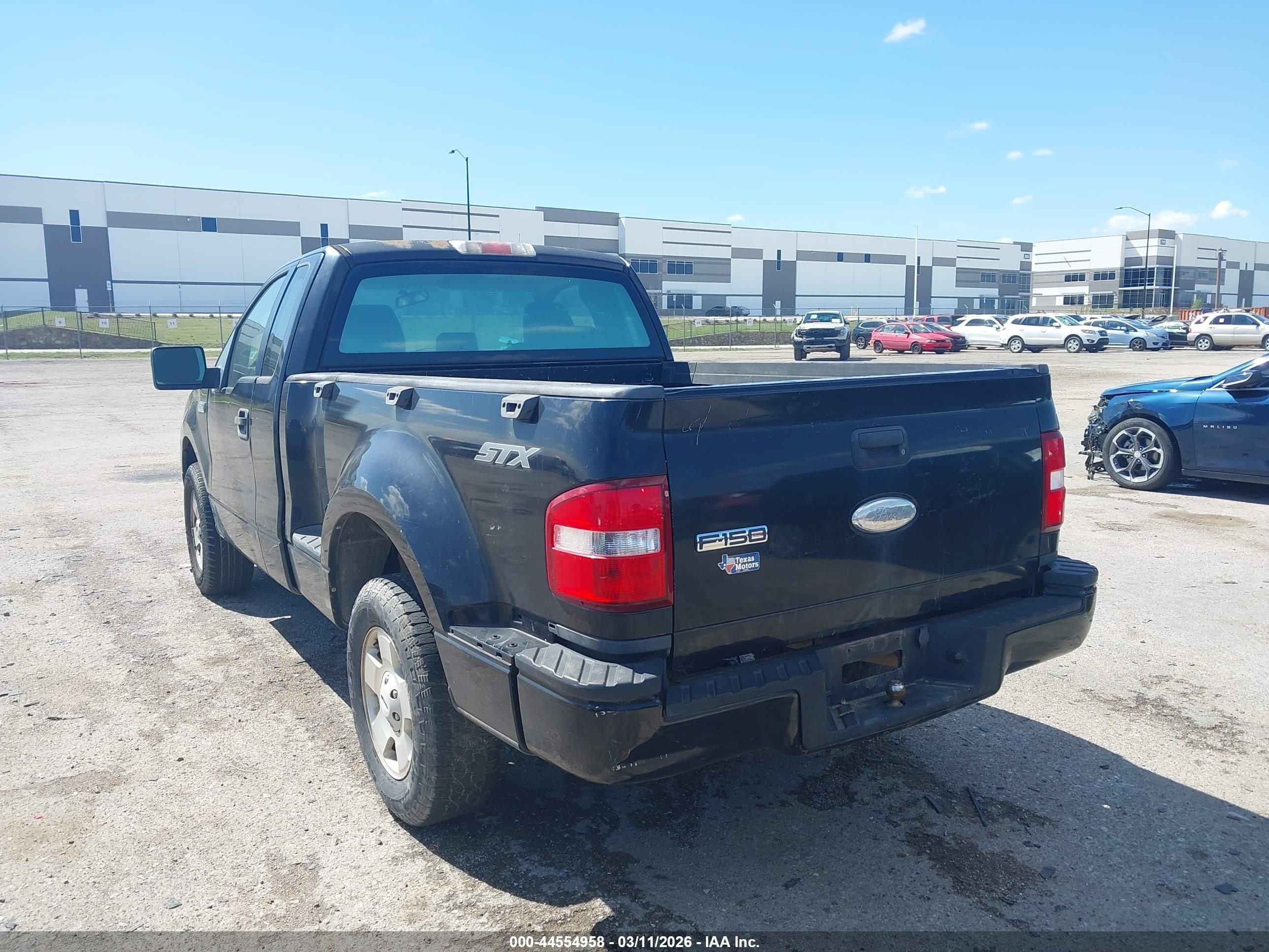2006 Ford F-150 Stx/xlt Black vin: 1FTRF02286KD16215
