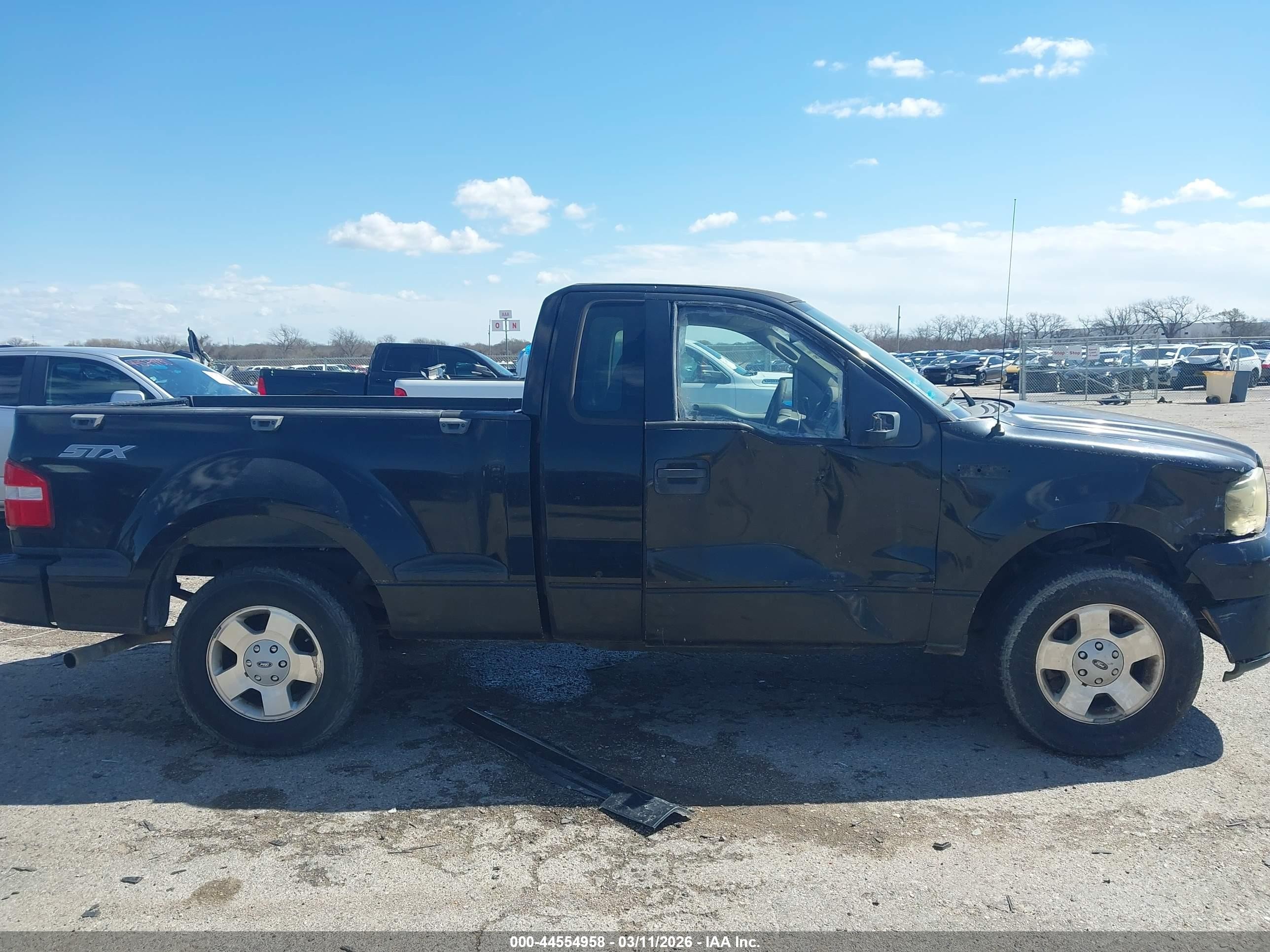 2006 Ford F-150 Stx/xlt Black vin: 1FTRF02286KD16215